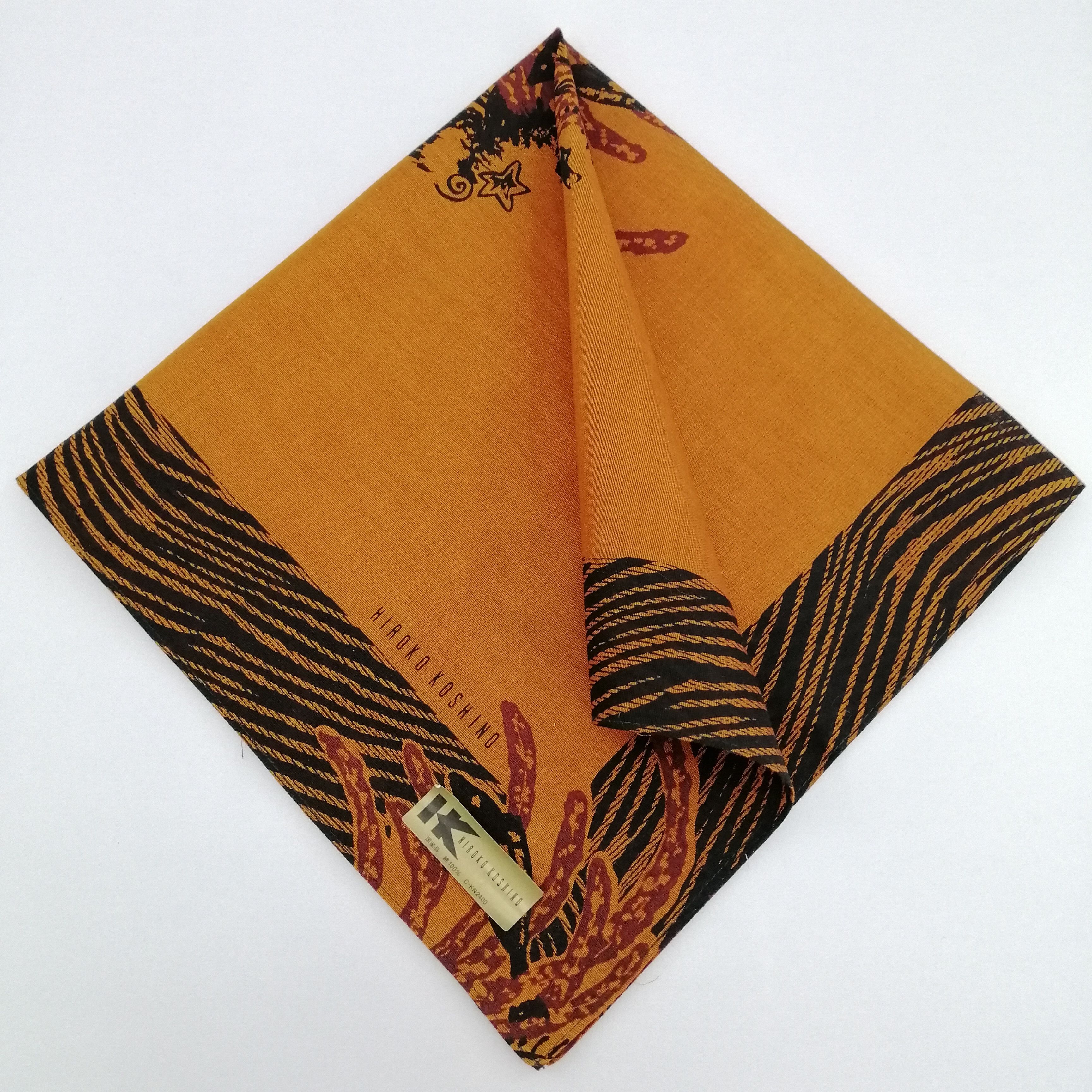 Hiroko Koshino Homme × Japanese Brand × Vintage Hiroko Koshino Handkerchief/Neckerchief/Bandana-KD3027 Size ONE SIZE - 1 Thumbnail