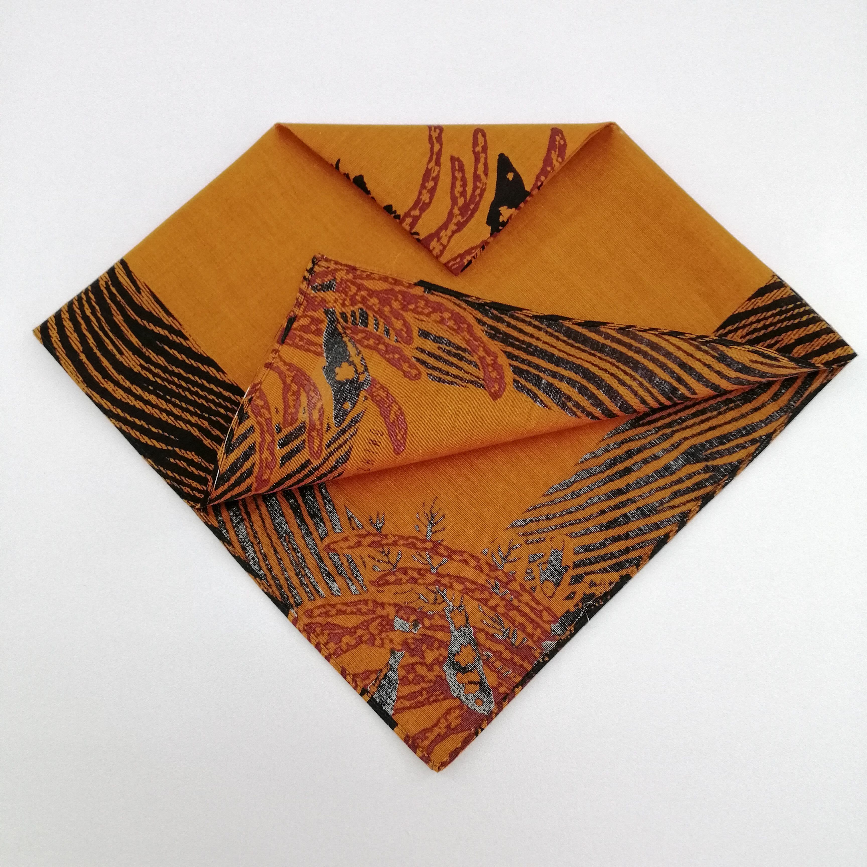 Hiroko Koshino Homme × Japanese Brand × Vintage Hiroko Koshino Handkerchief/Neckerchief/Bandana-KD3027 Size ONE SIZE - 5 Thumbnail