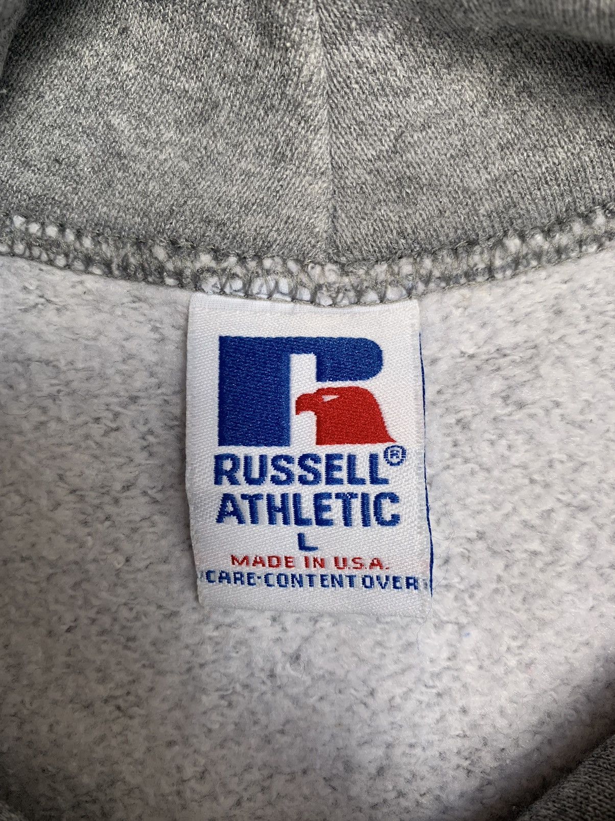 Vintage 90s Russell Athletic Hoodie Made in USA - Sweatshirts Hoodies