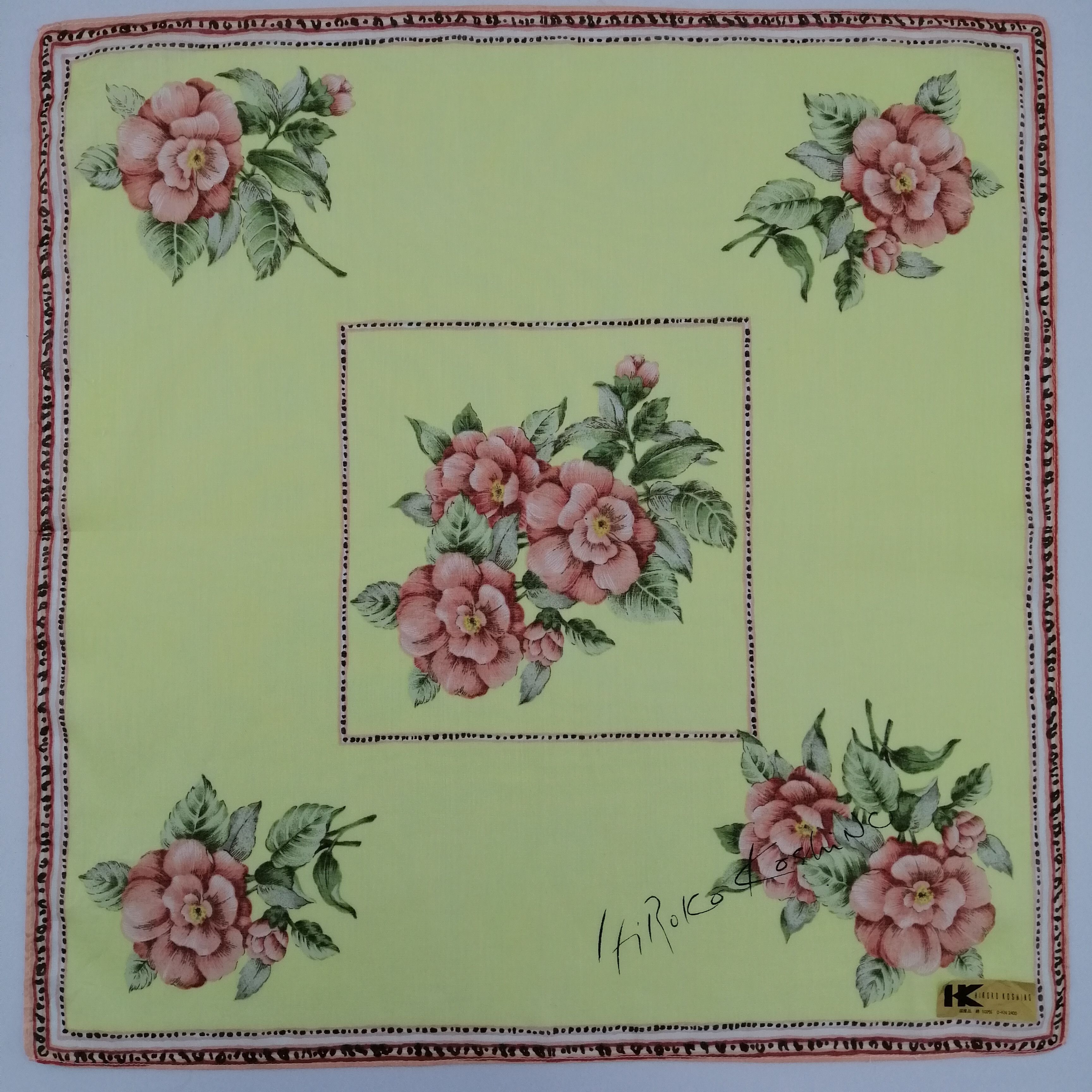Hiroko Koshino Homme × Japanese Brand × Vintage Hiroko Koshino Handkerchief/Neckerchief/Bandana-KD3088 Size ONE SIZE - 2 Thumbnail