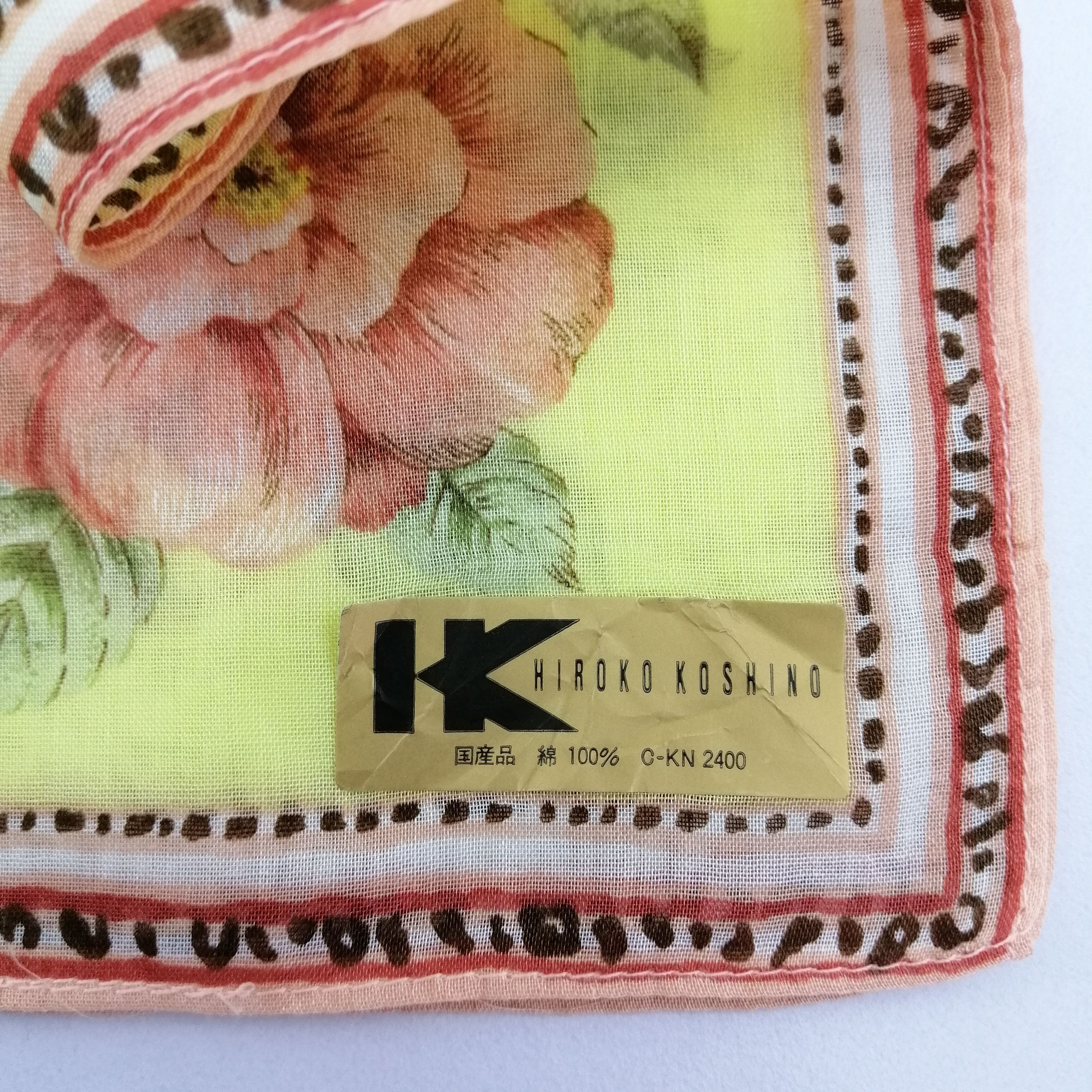 Hiroko Koshino Homme × Japanese Brand × Vintage Hiroko Koshino Handkerchief/Neckerchief/Bandana-KD3088 Size ONE SIZE - 3 Thumbnail