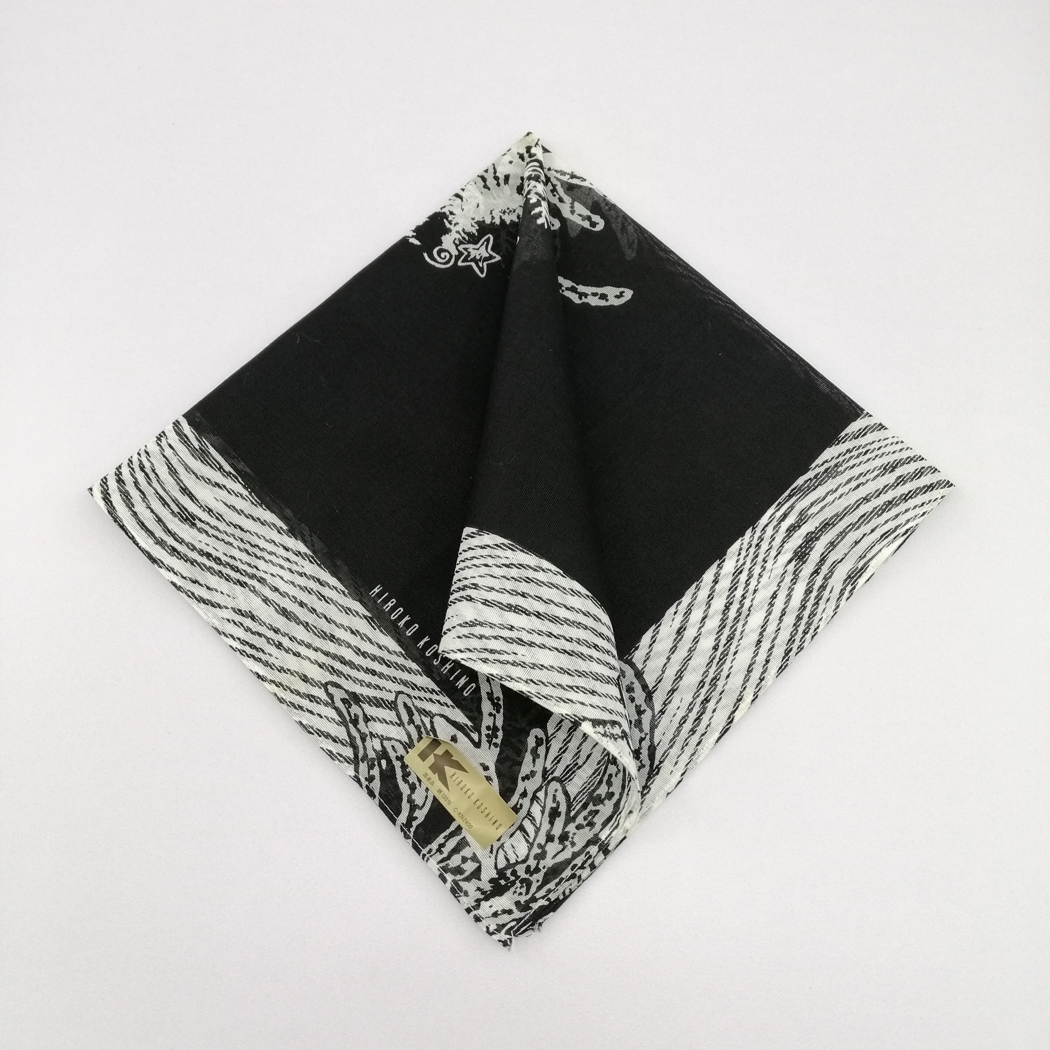 Hiroko Koshino Homme Hiroko Koshino Handkerchief/Neckerchief/Bandana-KD3105 Size ONE SIZE - 1 Thumbnail