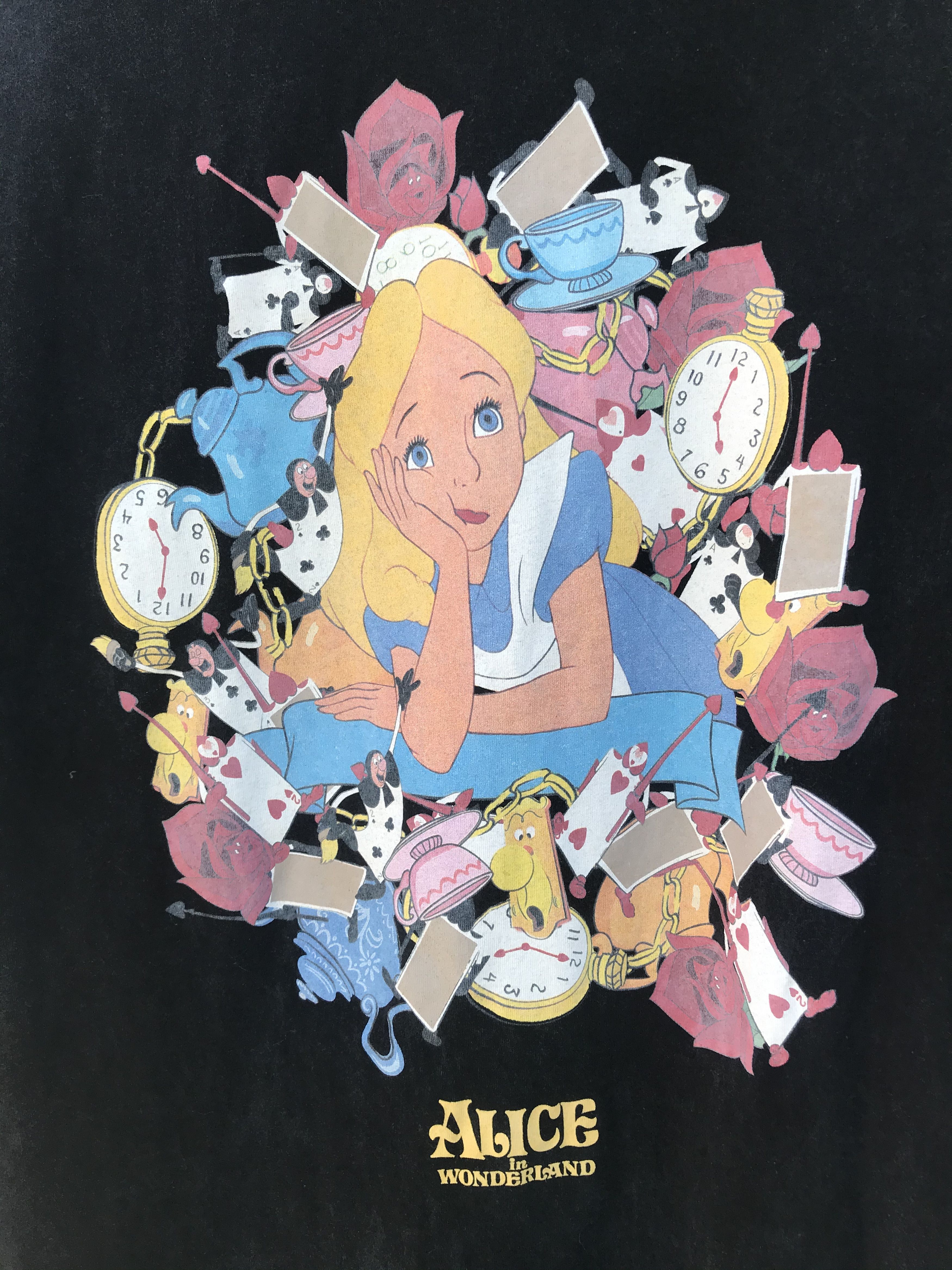 Zara ZARA X ALICE THE WONDERLAND BLEACH TEE Size US M / EU 48-50 / 2 - 2 Thumbnail