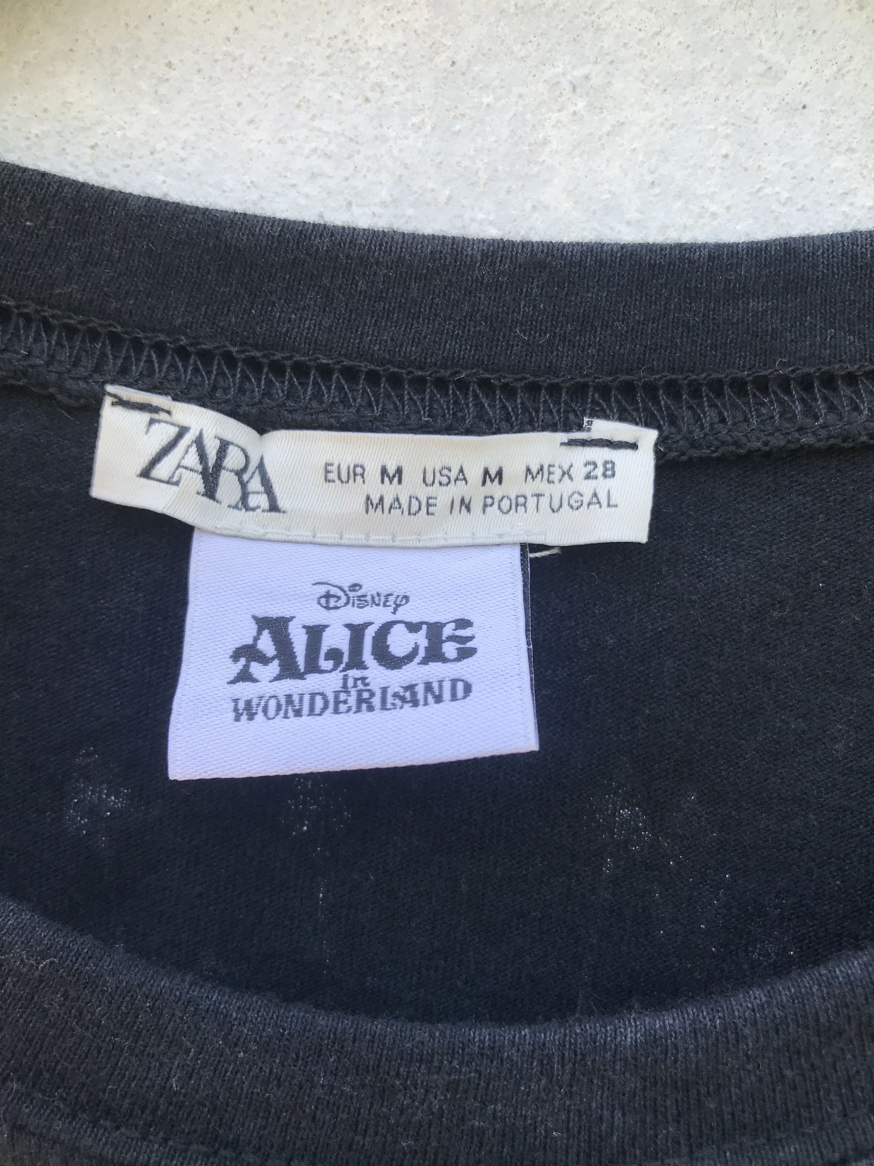Zara ZARA X ALICE THE WONDERLAND BLEACH TEE Size US M / EU 48-50 / 2 - 3 Thumbnail