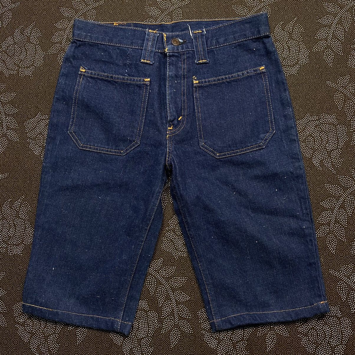 Levi's × Vintage Vintage 70s Levis Big E Cropped Denim Size US 29 - 1 Thumbnail
