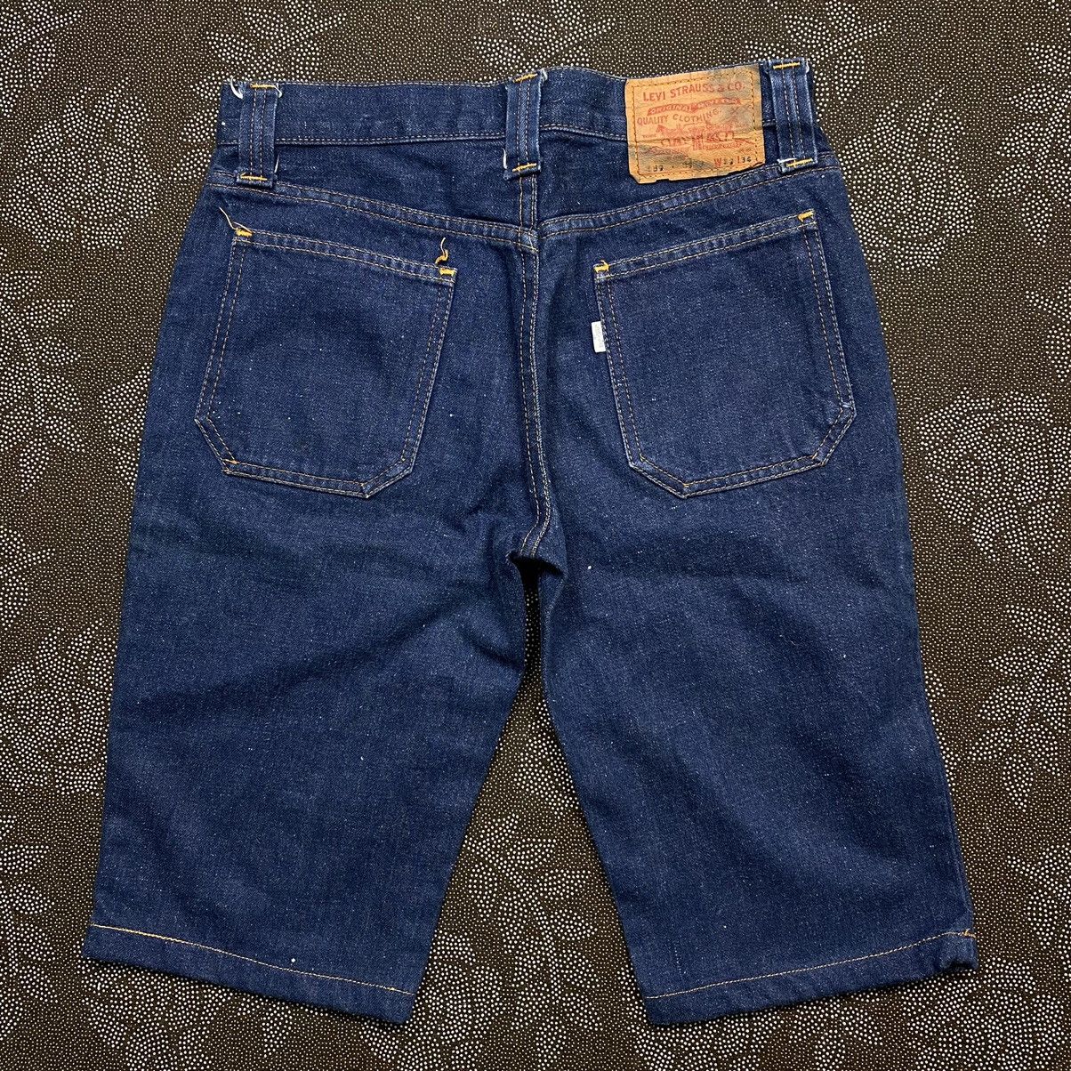 Levi's × Vintage Vintage 70s Levis Big E Cropped Denim Size US 29 - 2 Thumbnail