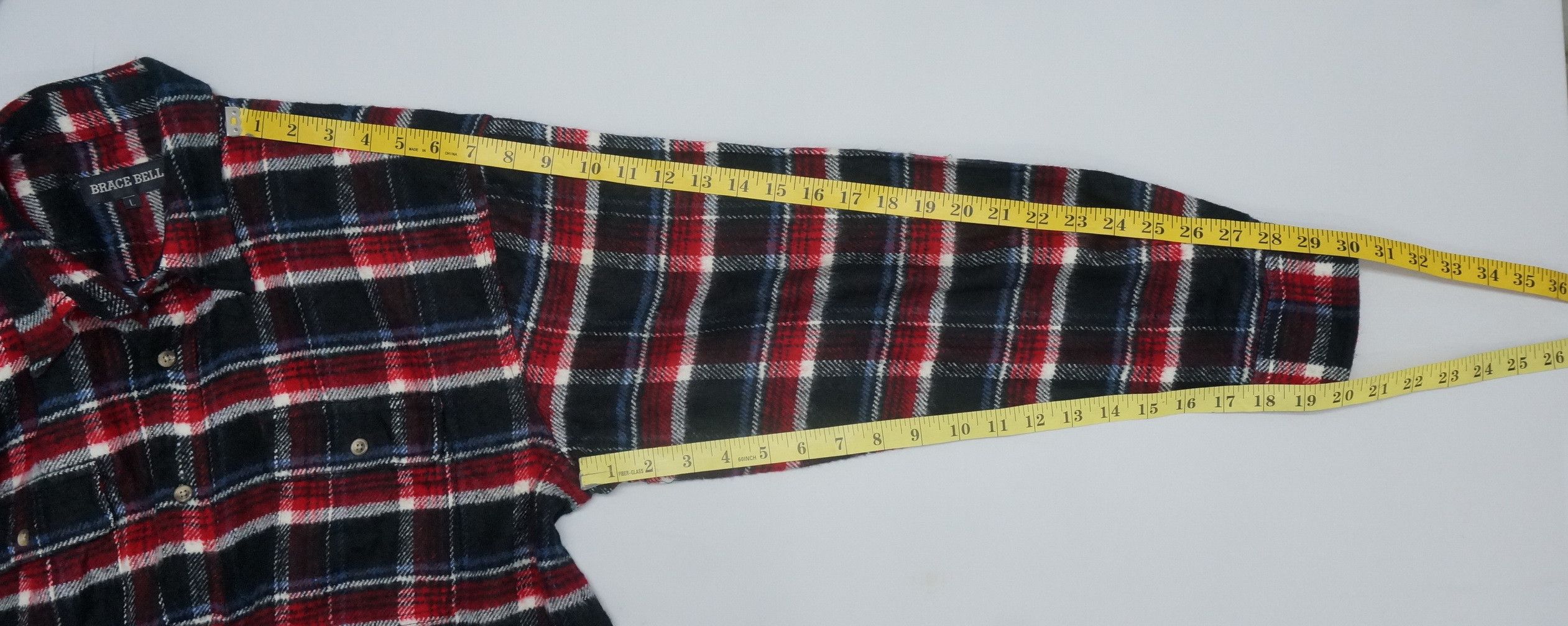 Flannel Vintage BRACE BELL Checkered Flannel Shirt Size US M / EU 48-50 / 2 - 9 Thumbnail