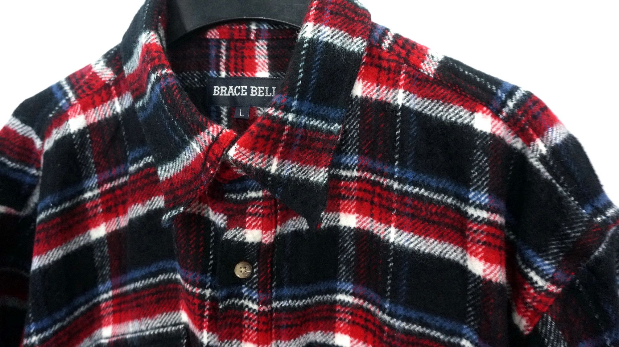 Flannel Vintage BRACE BELL Checkered Flannel Shirt Size US M / EU 48-50 / 2 - 6 Thumbnail