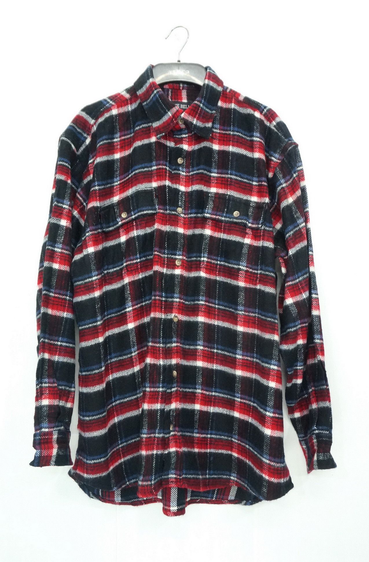 Flannel Vintage BRACE BELL Checkered Flannel Shirt Size US M / EU 48-50 / 2 - 1 Thumbnail