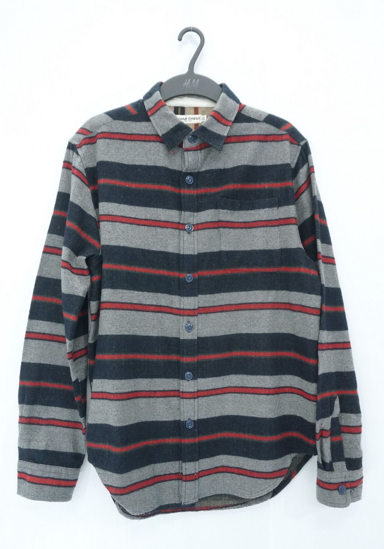 Flannel CEDAR CREST Wool blend Long Sleeve Button Up T-Shirt Size US M / EU 48-50 / 2 - 1 Thumbnail