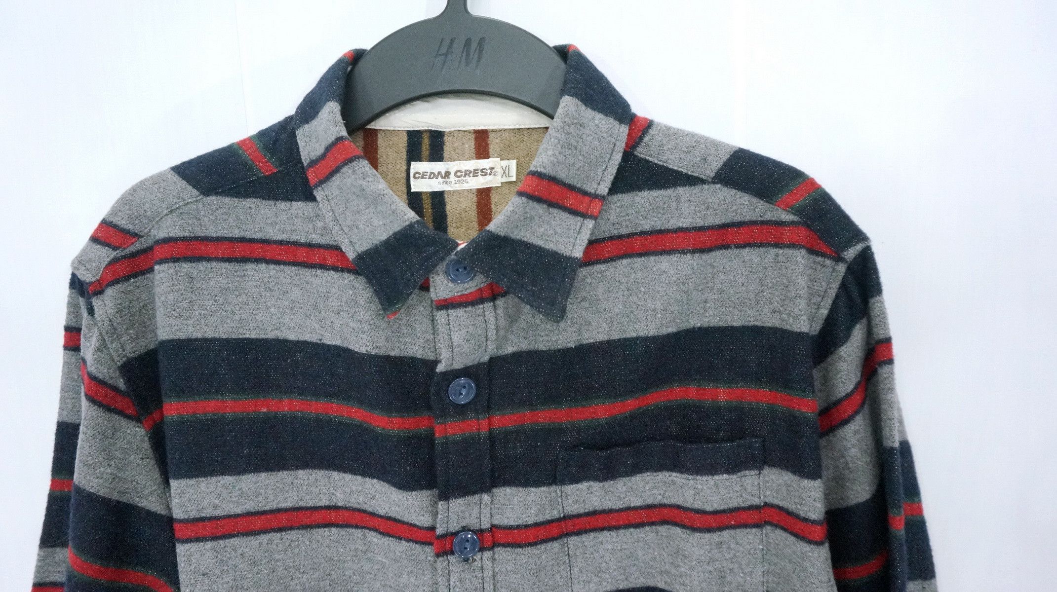 Flannel CEDAR CREST Wool blend Long Sleeve Button Up T-Shirt Size US M / EU 48-50 / 2 - 2 Thumbnail