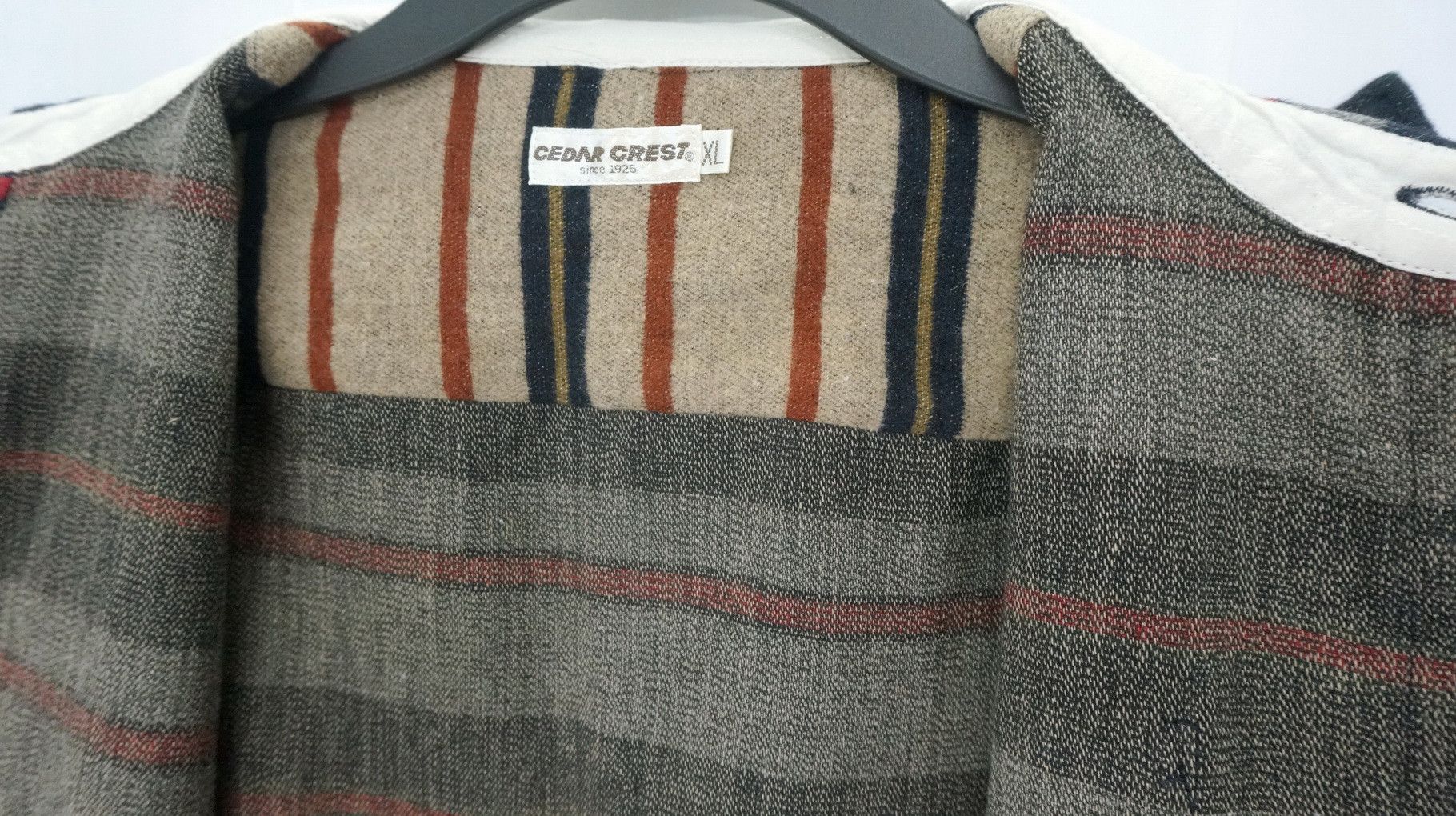 Flannel CEDAR CREST Wool blend Long Sleeve Button Up T-Shirt Size US M / EU 48-50 / 2 - 4 Thumbnail