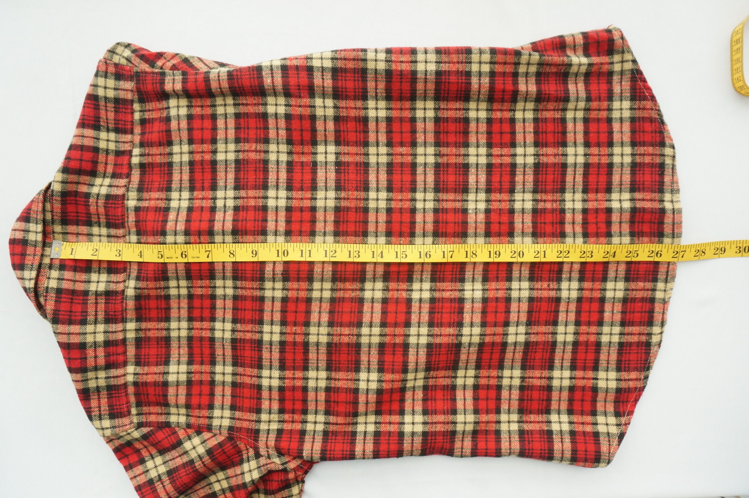 Japanese Brand Vintage GRAND GLOBAL Plaid Tartan Cotton Flannel Shirt Size US S / EU 44-46 / 1 - 10 Thumbnail