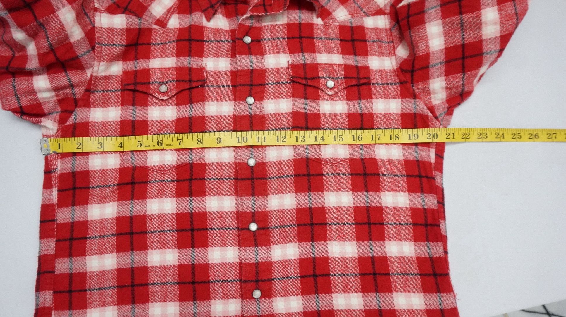 Flannel Vintage Japan BACK NUMBER Plaid Flannel Size US S / EU 44-46 / 1 - 7 Thumbnail