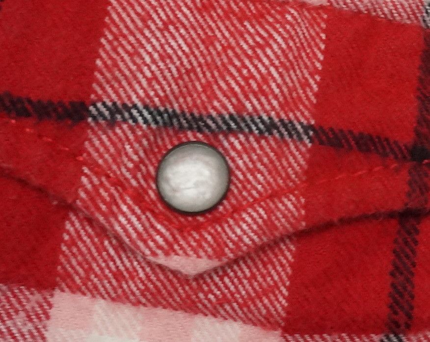 Flannel Vintage Japan BACK NUMBER Plaid Flannel Size US S / EU 44-46 / 1 - 13 Thumbnail