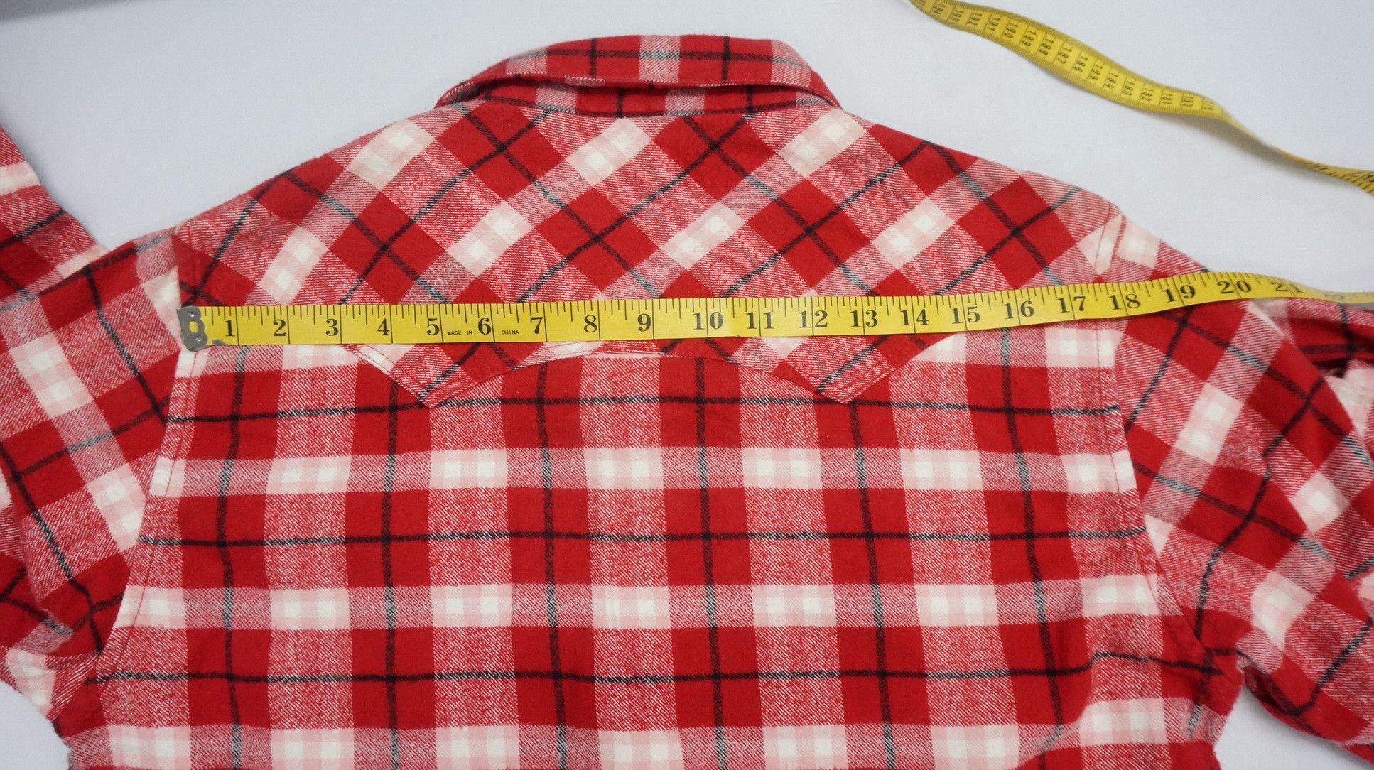Flannel Vintage Japan BACK NUMBER Plaid Flannel Size US S / EU 44-46 / 1 - 9 Thumbnail