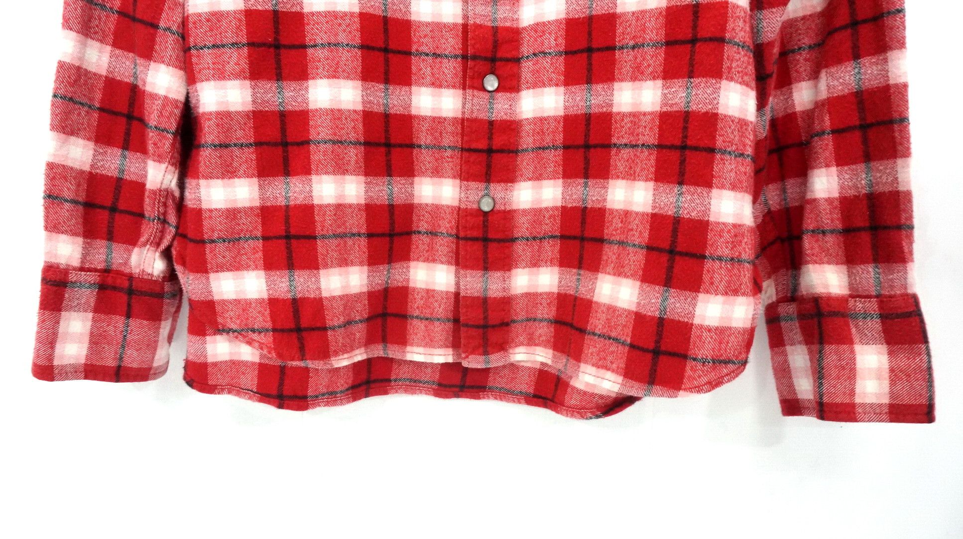 Flannel Vintage Japan BACK NUMBER Plaid Flannel Size US S / EU 44-46 / 1 - 5 Thumbnail