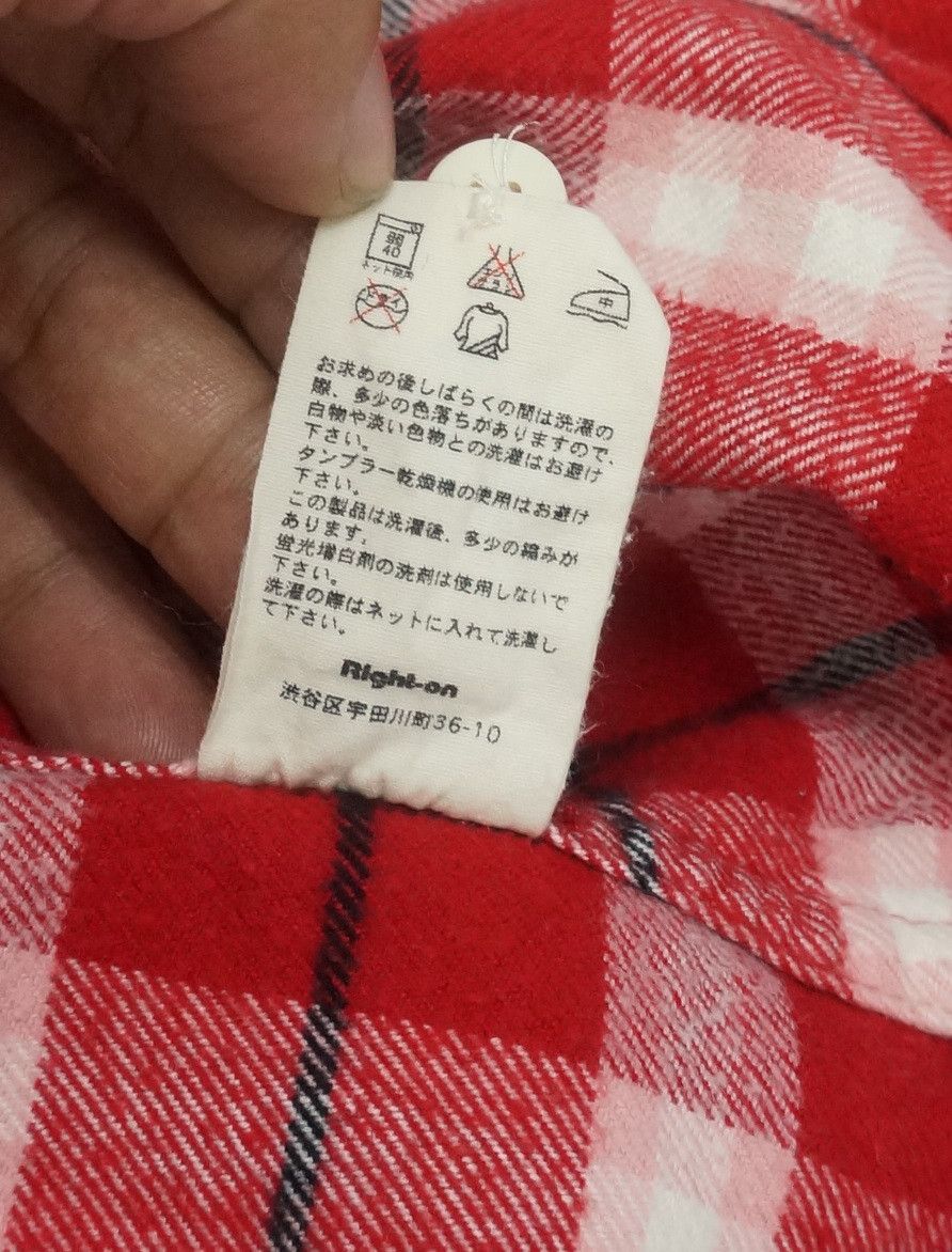 Flannel Vintage Japan BACK NUMBER Plaid Flannel Size US S / EU 44-46 / 1 - 12 Thumbnail