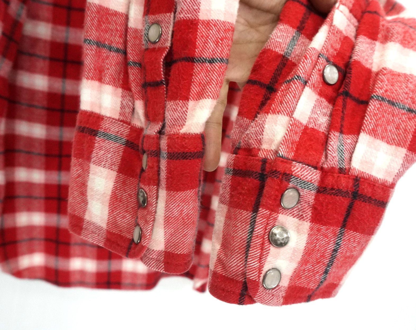 Flannel Vintage Japan BACK NUMBER Plaid Flannel Size US S / EU 44-46 / 1 - 6 Thumbnail