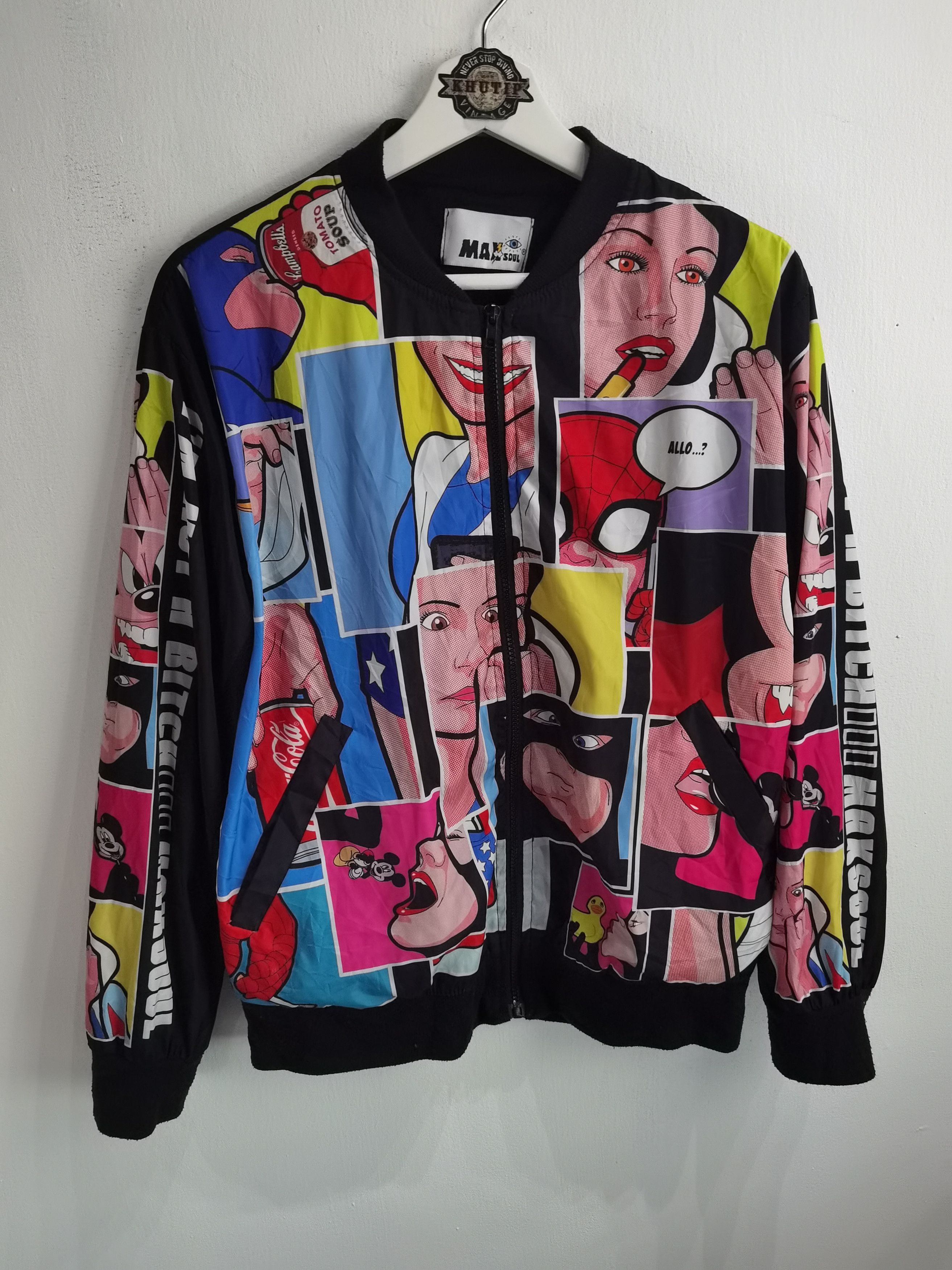 Max Soul Windbreaker Parody Dc Comic & Disney