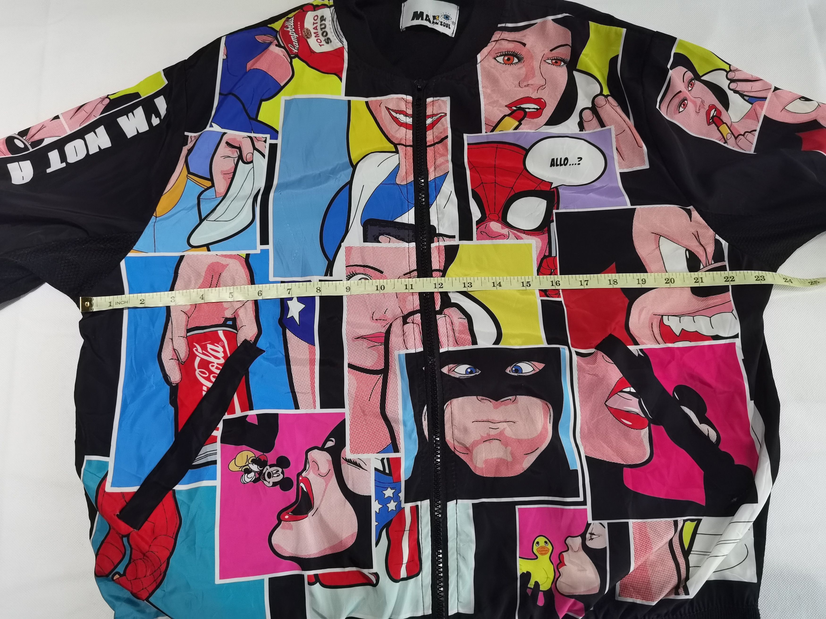DC Comics Max Soul Windbreaker Parody Dc Comic & Disney Size US L / EU 52-54 / 3 - 7 Thumbnail
