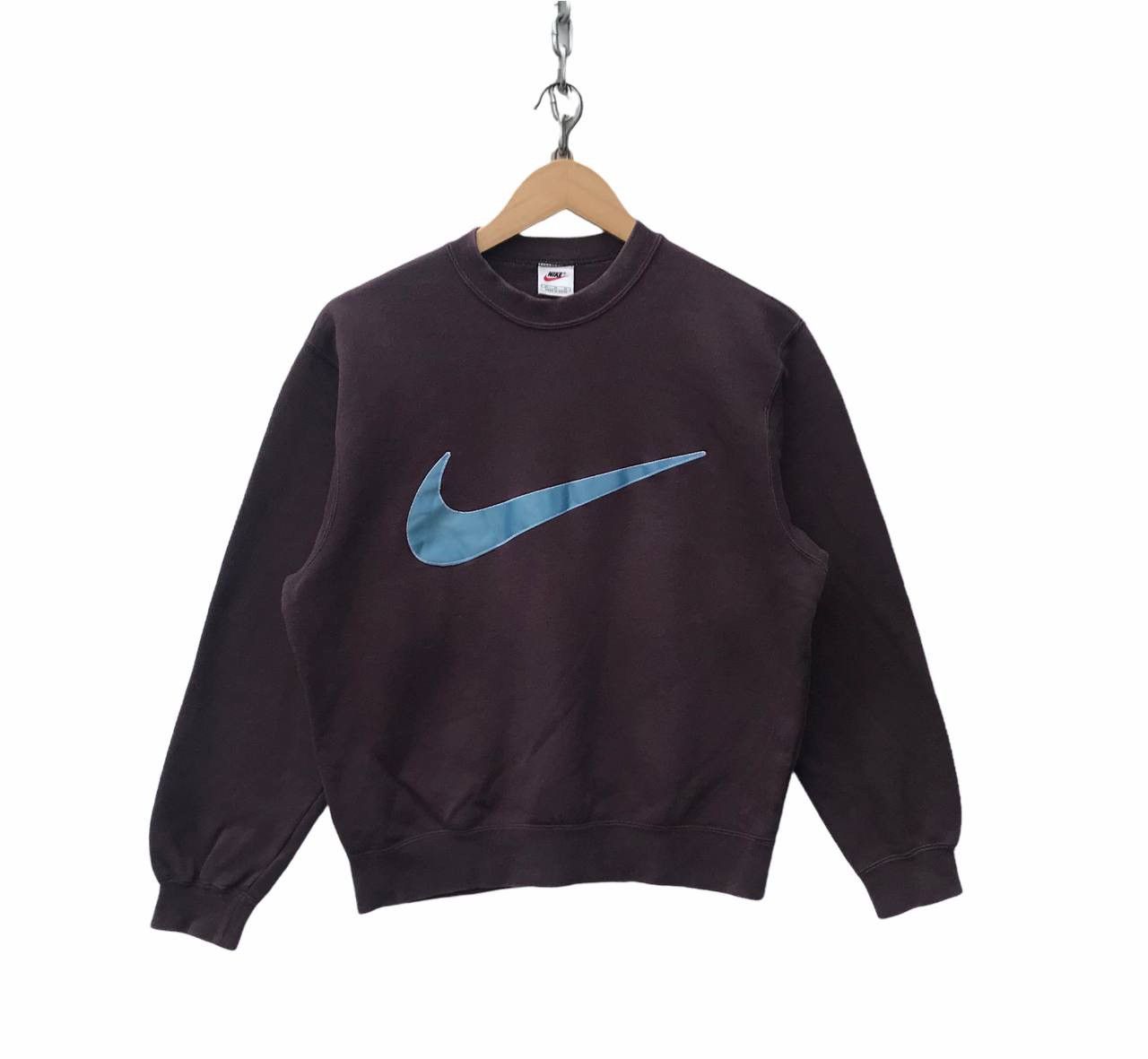 Vintage Vintage Nike Swoosh Big Logo Sweatshirt Size US M / EU 48-50 / 2 - 1 Thumbnail