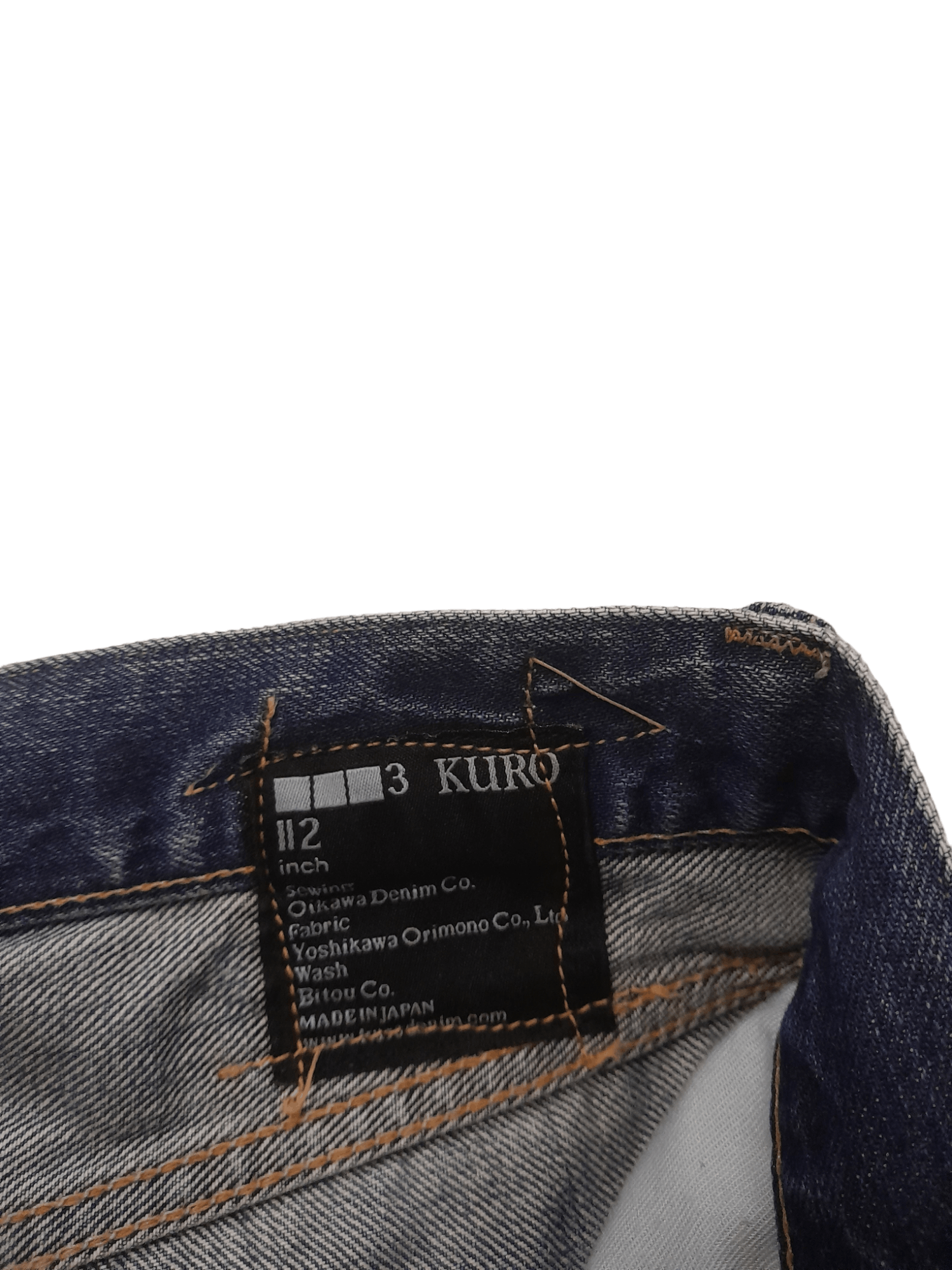 KURO Kuro Selvedge Denim Japan Designer Yusuke Yatsuhashi (E690) Size US 32 / EU 48 - 7 Thumbnail