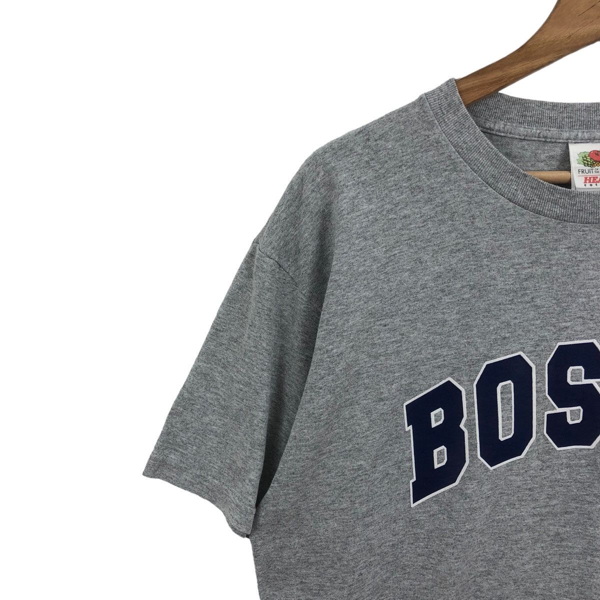 Pick!! Vtg BOSTON Fruit Of The Loom Big Logo Tshirt Pullover