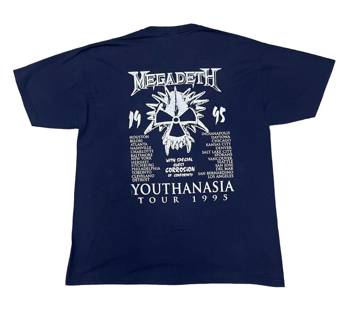 Band Tees × Vintage Vintage Megadeth Youthanasia Tour Size US XL / EU 56 / 4 - 2 Thumbnail