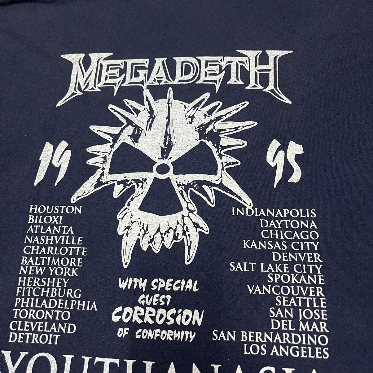 Band Tees × Vintage Vintage Megadeth Youthanasia Tour Size US XL / EU 56 / 4 - 5 Thumbnail