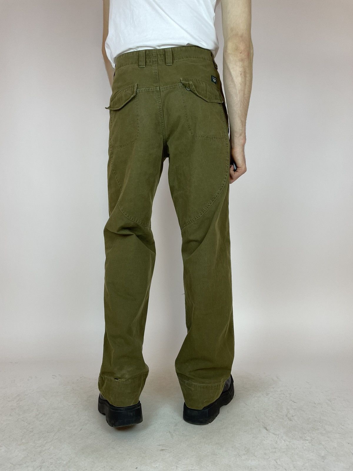 Dockers DOCKERS Khakis Vintage Green Wide legs pants size W34 L36 Size US 34 / EU 50 - 9 Thumbnail
