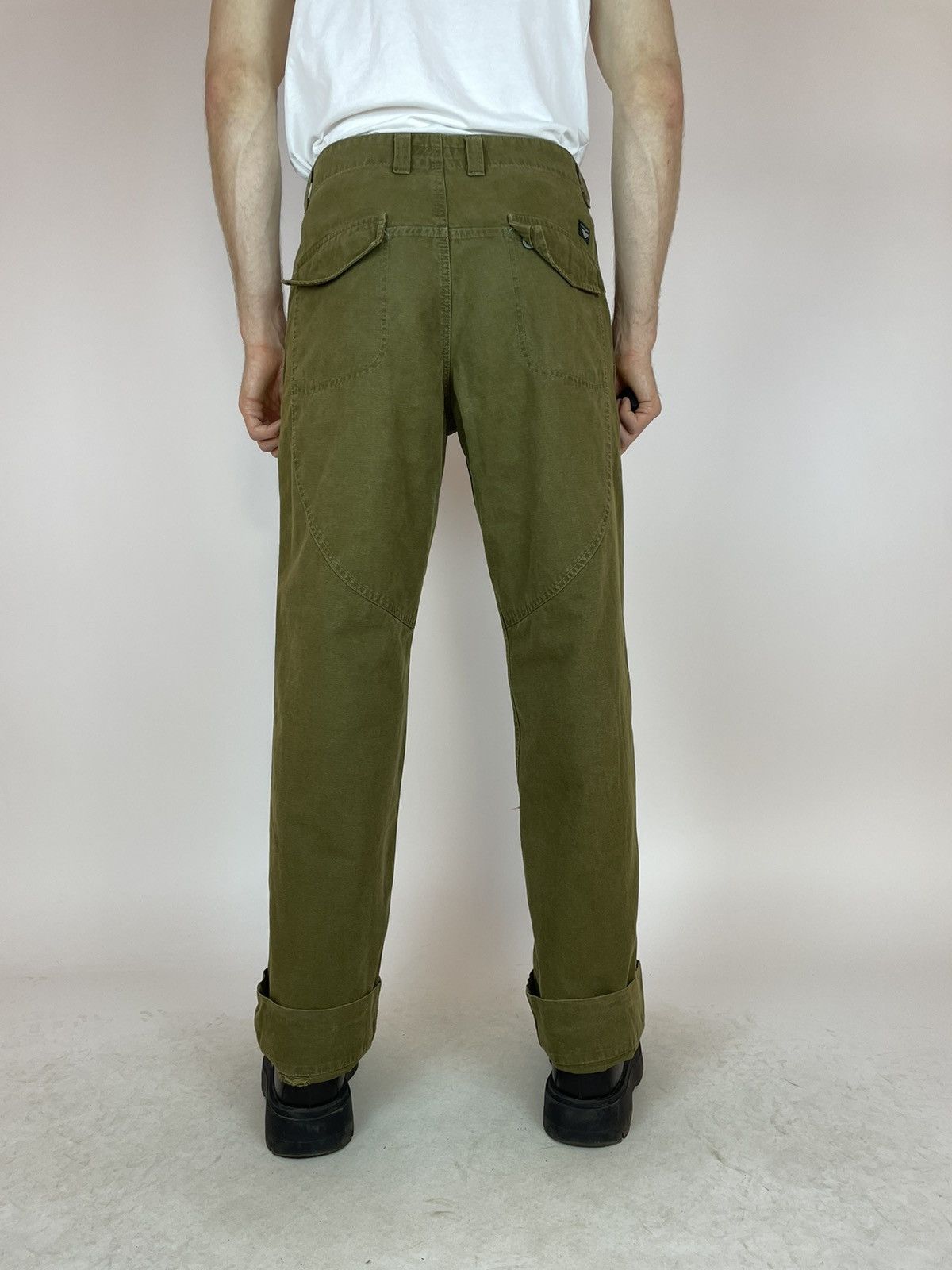 Dockers DOCKERS Khakis Vintage Green Wide legs pants size W34 L36 Size US 34 / EU 50 - 13 Thumbnail