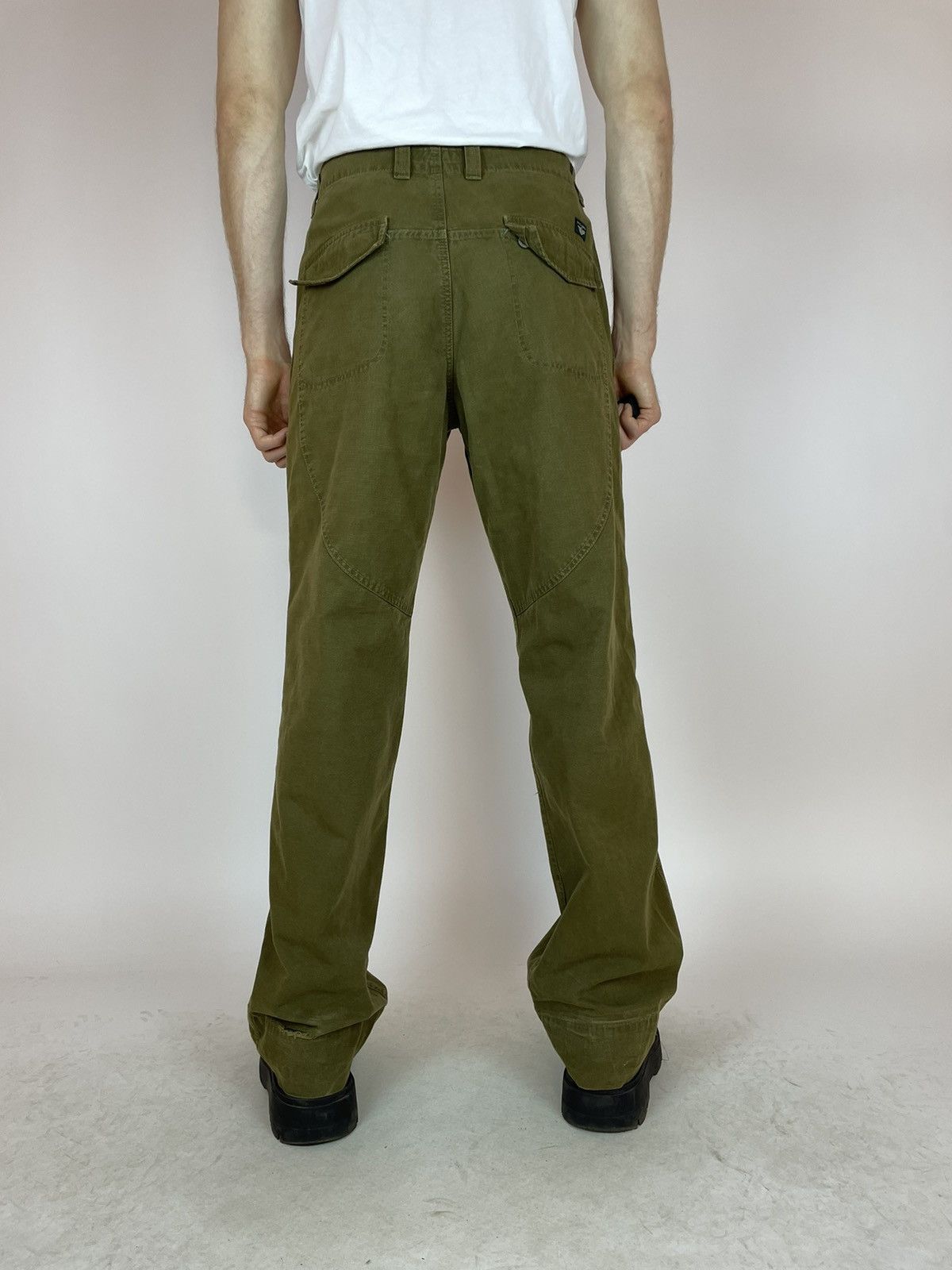 Dockers DOCKERS Khakis Vintage Green Wide legs pants size W34 L36 Size US 34 / EU 50 - 8 Thumbnail