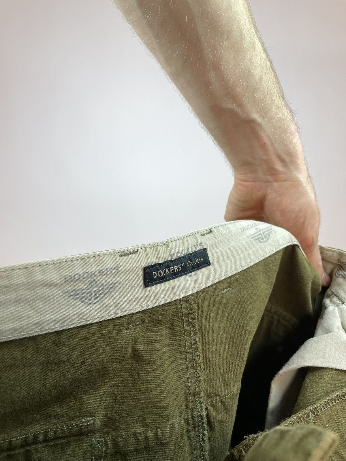 Dockers DOCKERS Khakis Vintage Green Wide legs pants size W34 L36 Size US 34 / EU 50 - 17 Thumbnail
