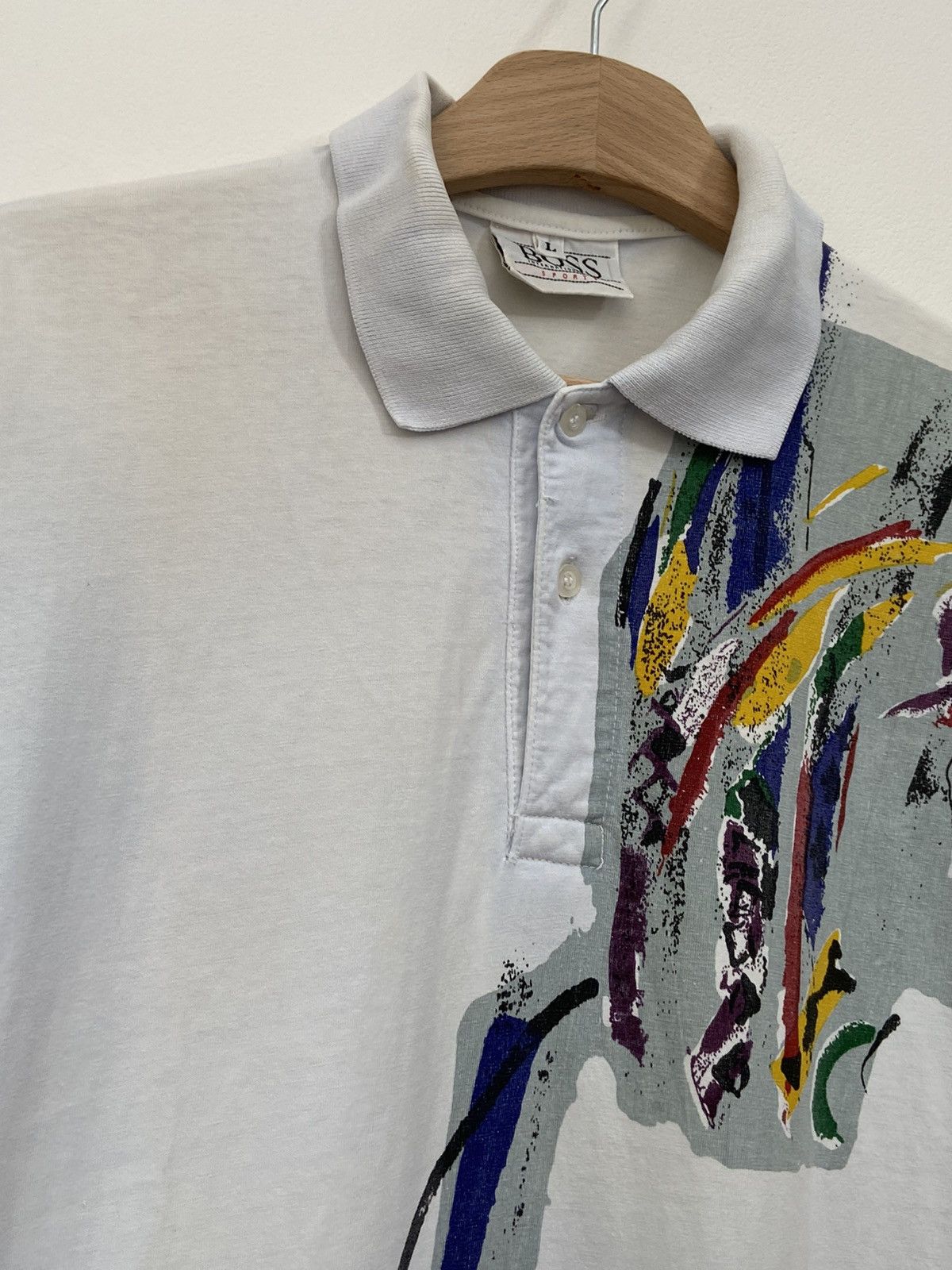 Hugo Boss Hugo Boss Vintage Shirt Te 90’S Size US L / EU 52-54 / 3 - 5 Thumbnail