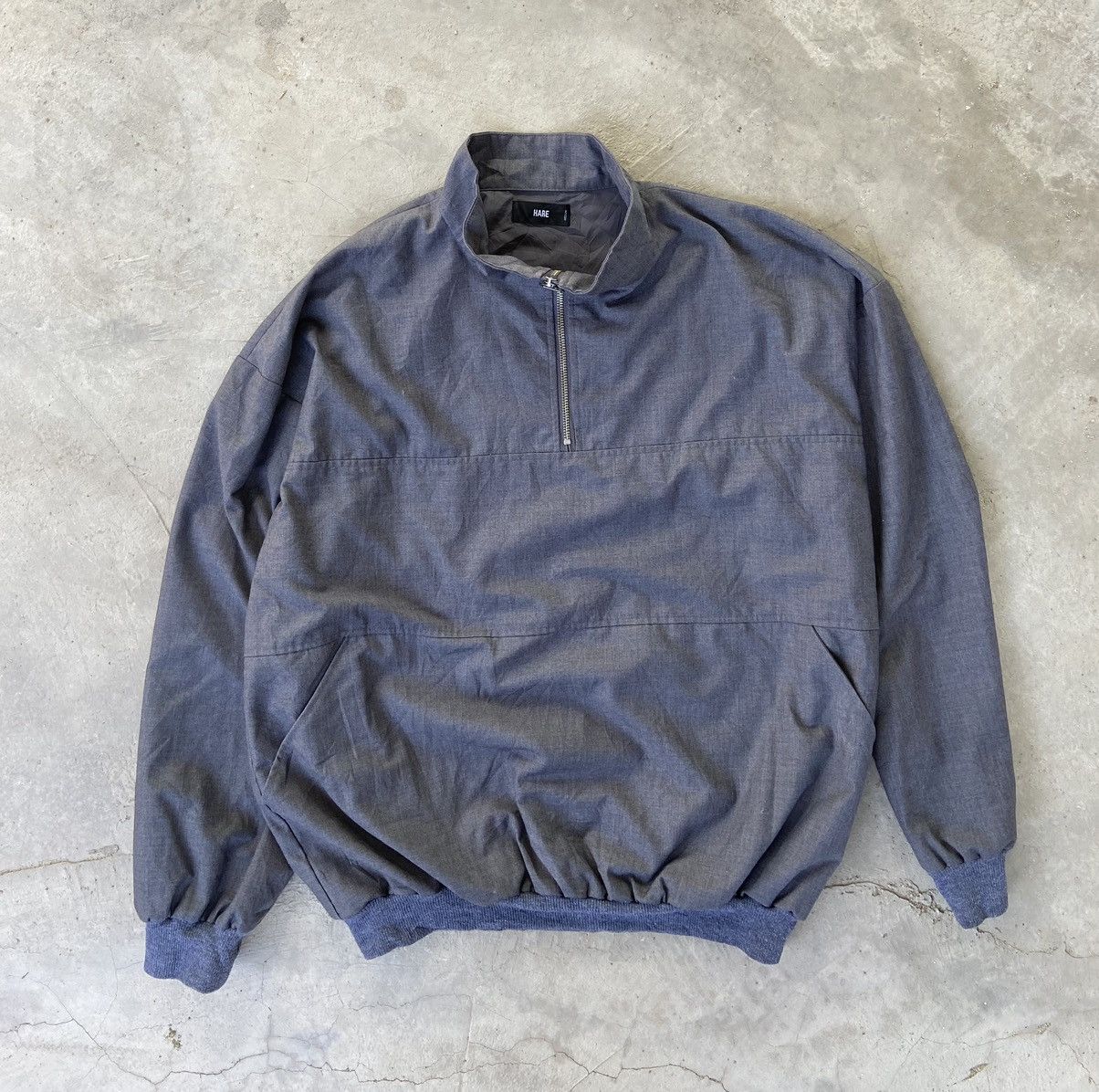 HARE × Japanese Brand Hare Japan Oversized Half Zipper Jacket Size US L / EU 52-54 / 3 - 1 Thumbnail