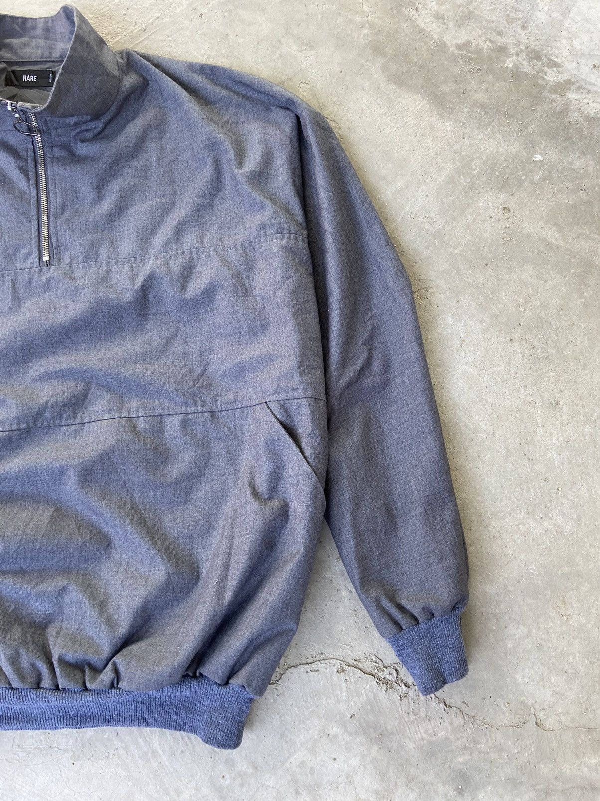 HARE × Japanese Brand Hare Japan Oversized Half Zipper Jacket Size US L / EU 52-54 / 3 - 3 Thumbnail