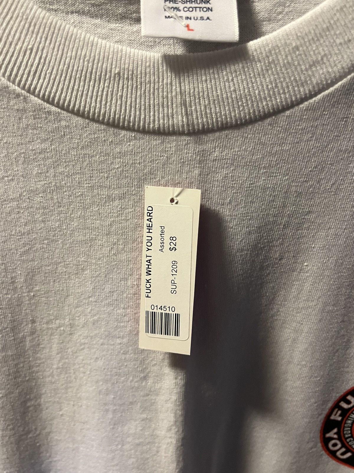 Supreme Supreme Fuck What You Heard Tee Size US L / EU 52-54 / 3 - 4 Thumbnail