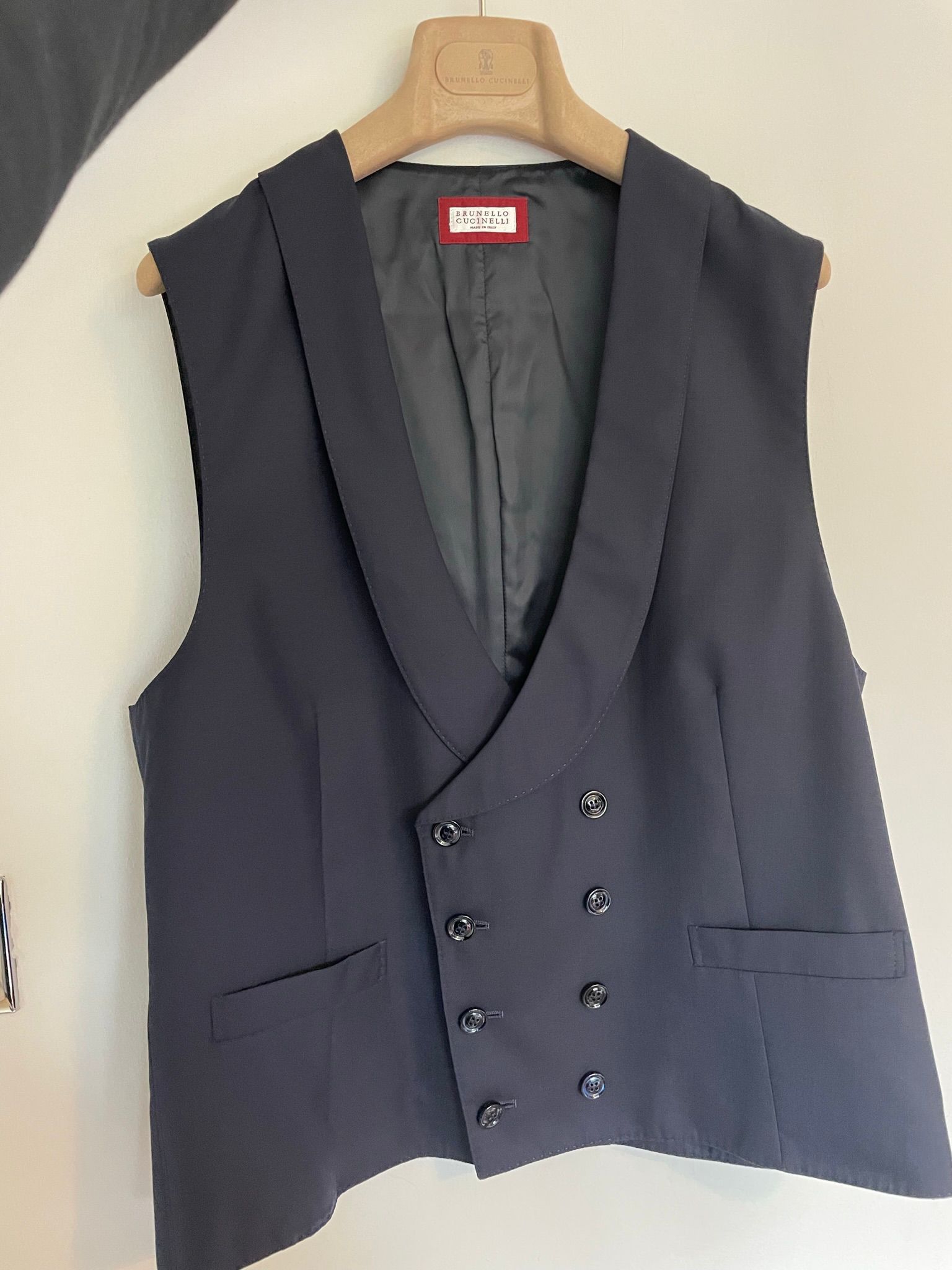 Brunello Cucinelli Brunello Cucinelli Men’s Double-Breasted Vest – (Size 52) Size 52R - 5 Thumbnail