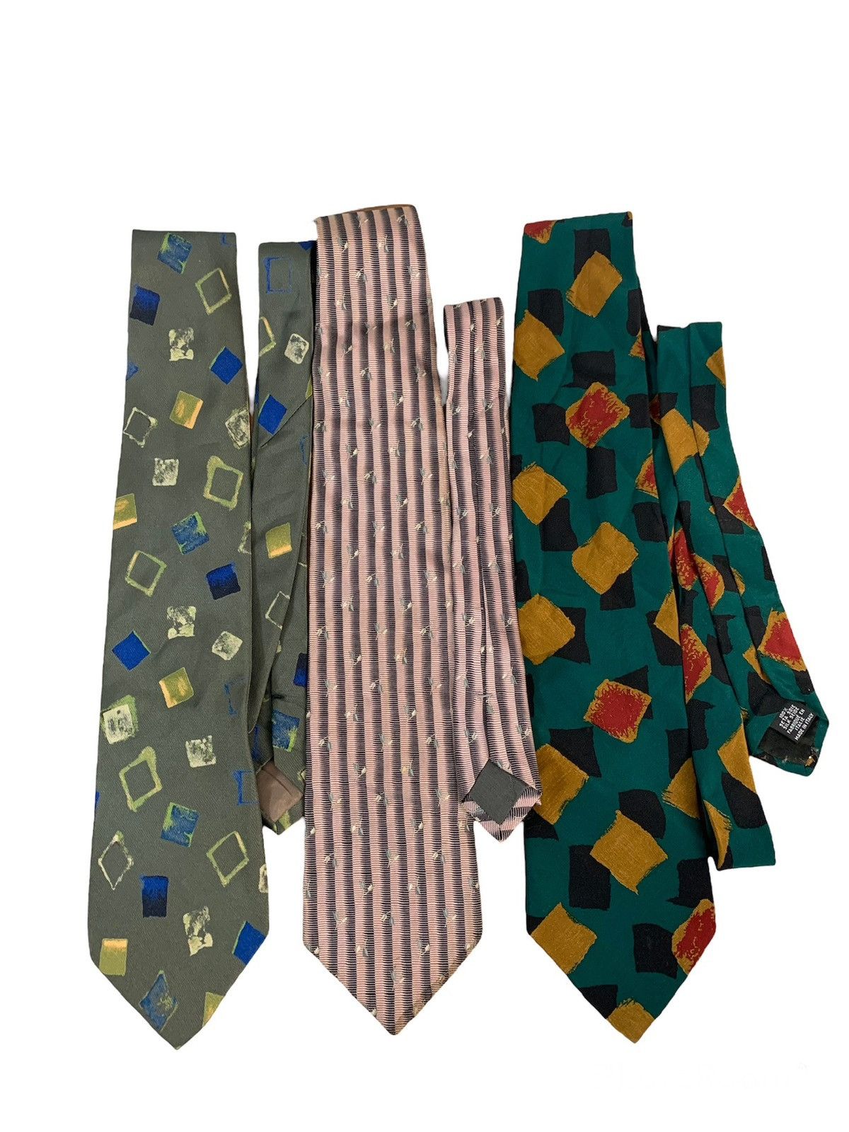 Issey Miyake Combo Necktie Issey Miyake Yves Saint Laurent Hugo Boss Size ONE SIZE - 1 Thumbnail