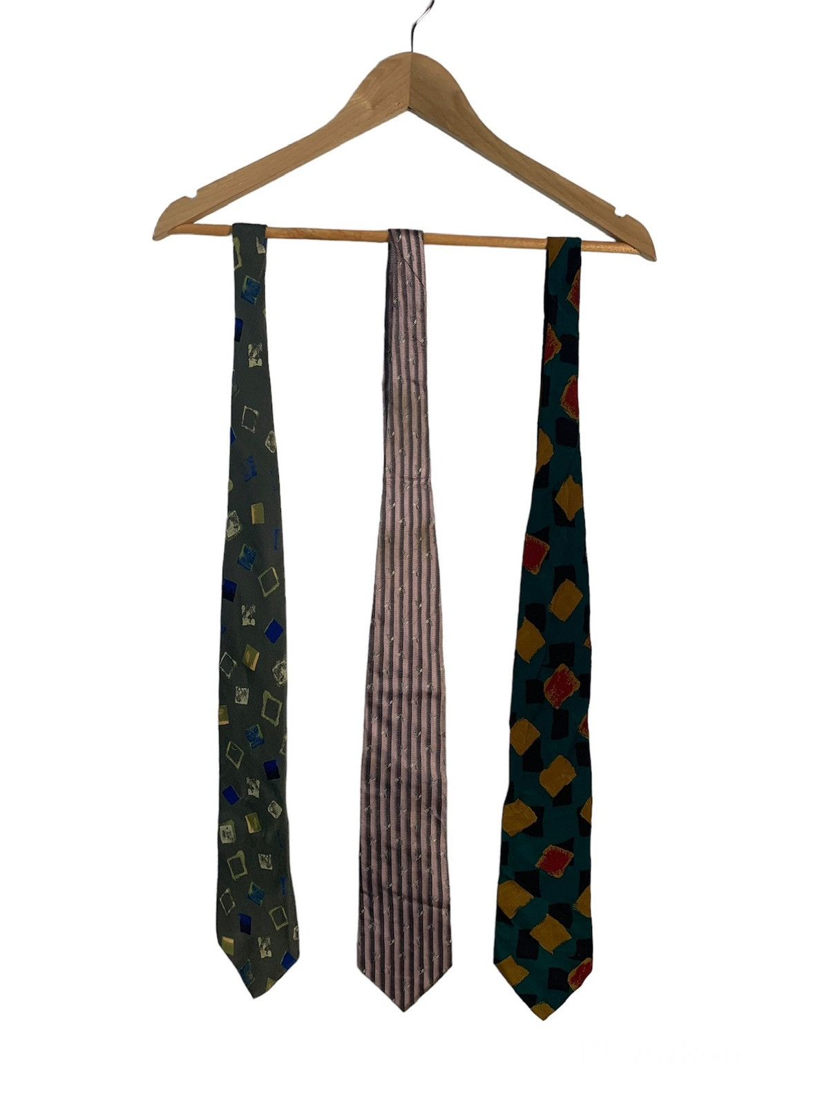Issey Miyake Combo Necktie Issey Miyake Yves Saint Laurent Hugo Boss Size ONE SIZE - 2 Thumbnail