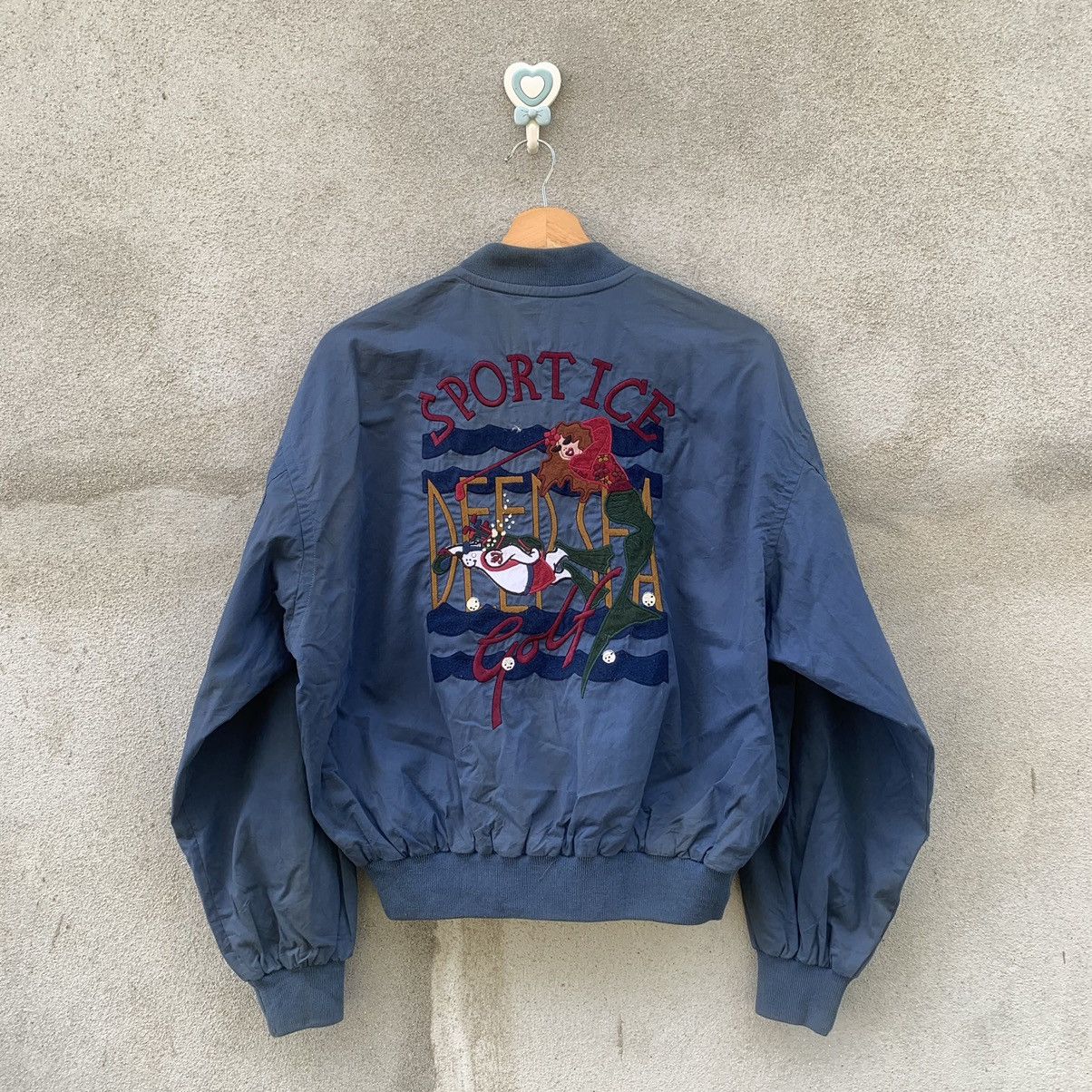 Vintage VINTAGE SPORT ICE GOLF BIG LOGO FADED CROPPED JACKET Size US M / EU 48-50 / 2 - 8 Thumbnail