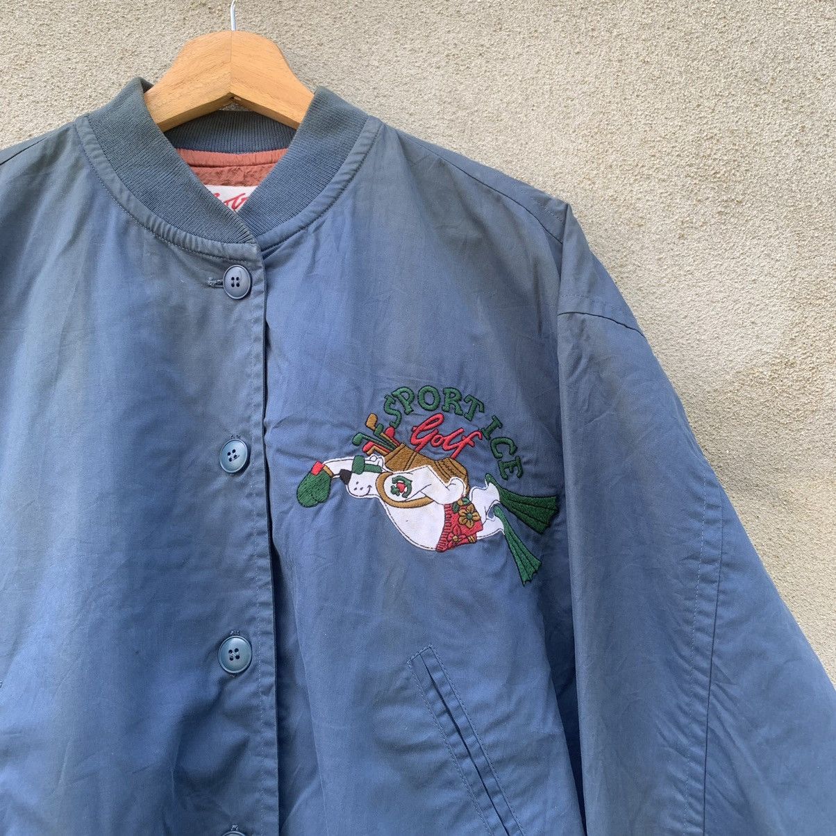 Vintage VINTAGE SPORT ICE GOLF BIG LOGO FADED CROPPED JACKET Size US M / EU 48-50 / 2 - 3 Thumbnail