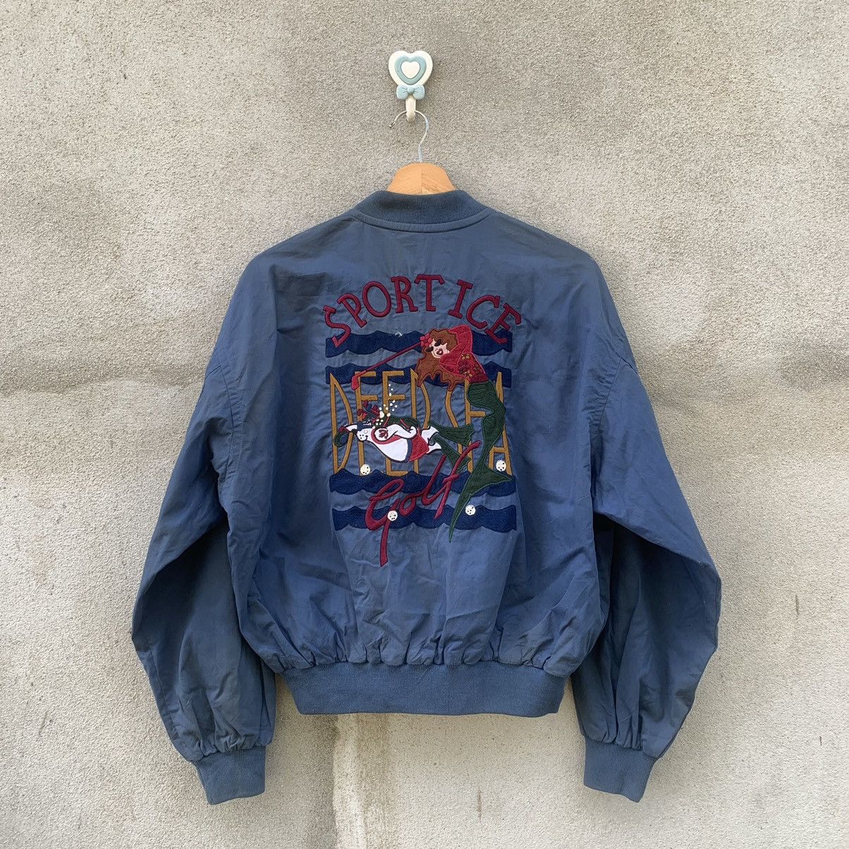 Vintage VINTAGE SPORT ICE GOLF BIG LOGO FADED CROPPED JACKET Size US M / EU 48-50 / 2 - 1 Thumbnail