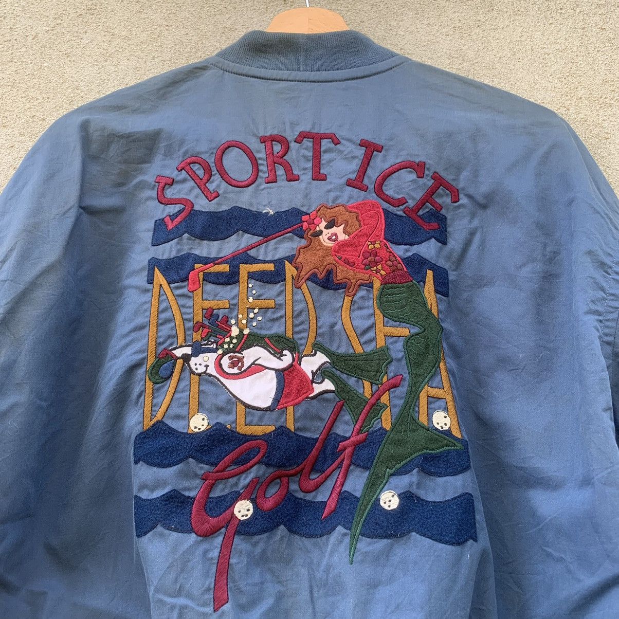 Vintage VINTAGE SPORT ICE GOLF BIG LOGO FADED CROPPED JACKET Size US M / EU 48-50 / 2 - 10 Thumbnail