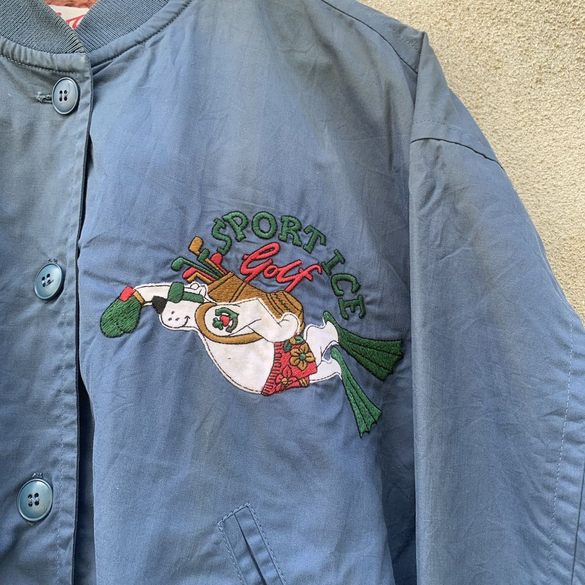 Vintage VINTAGE SPORT ICE GOLF BIG LOGO FADED CROPPED JACKET Size US M / EU 48-50 / 2 - 4 Thumbnail