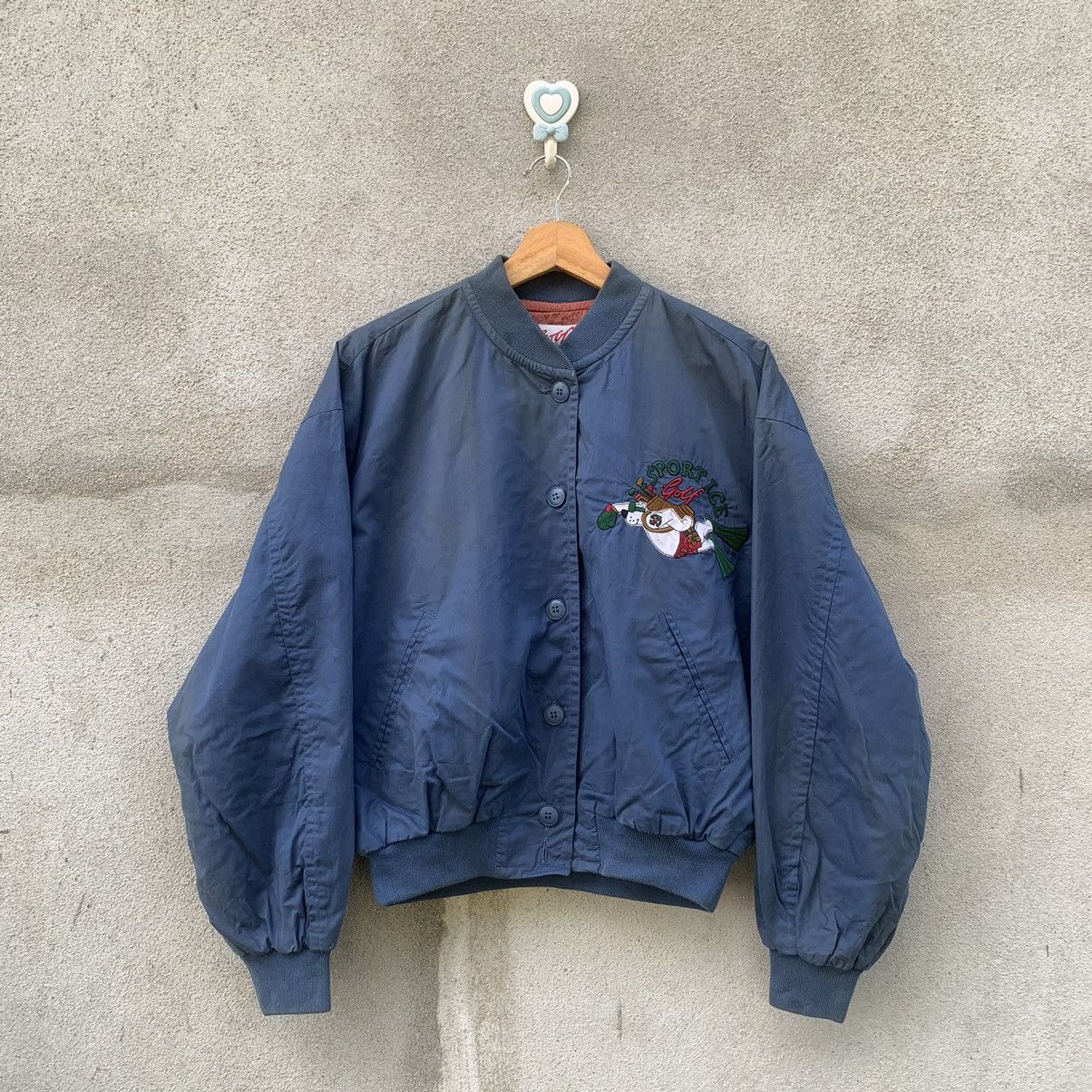 Vintage VINTAGE SPORT ICE GOLF BIG LOGO FADED CROPPED JACKET Size US M / EU 48-50 / 2 - 2 Thumbnail