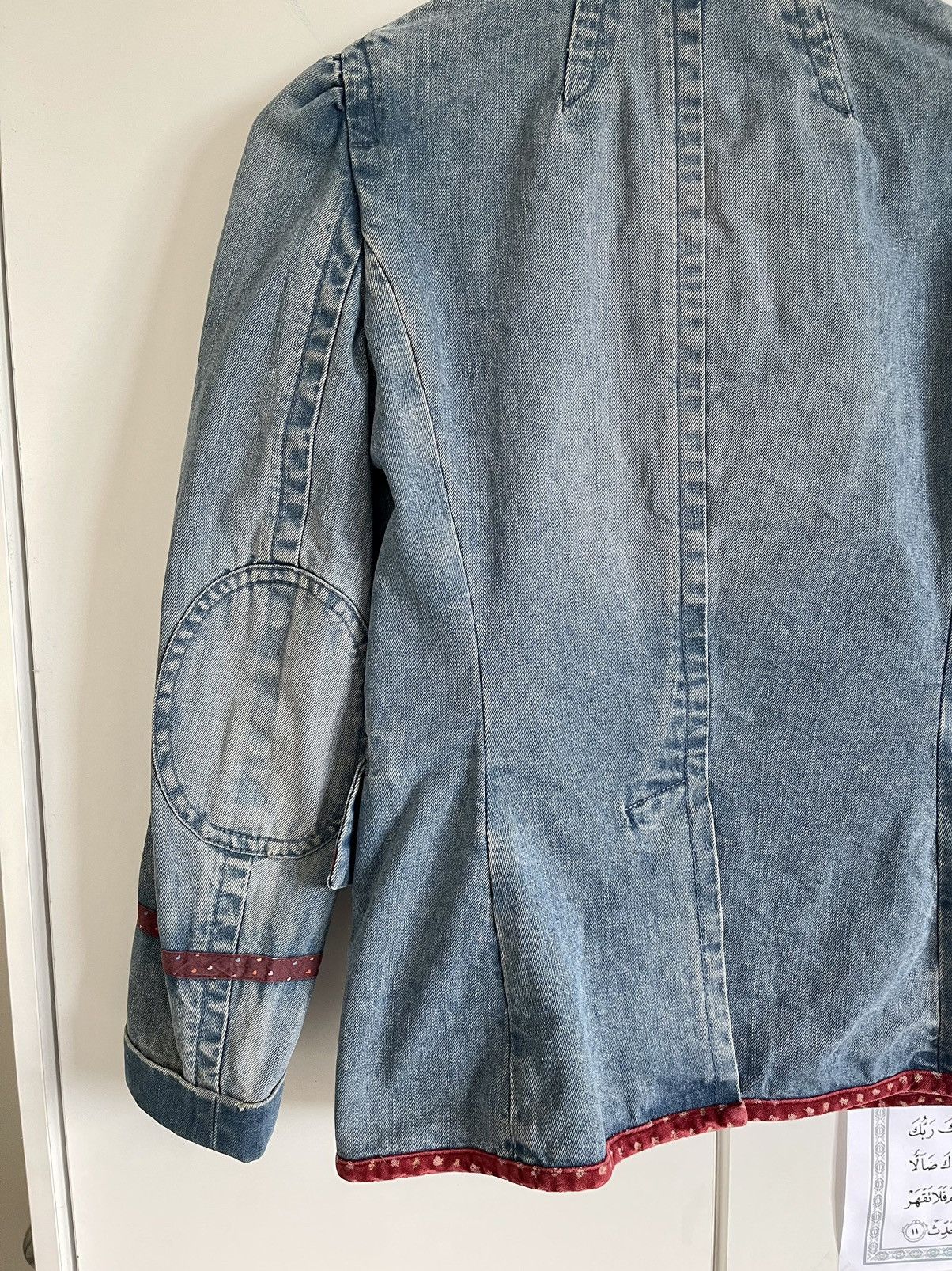 Marc Jacobs × Marc by Marc Jacobs × Vintage VINTAGE RARE MARC JACOBS DENIM FLORAL LINING JACKET/BLAZER Size M / US 6-8 / IT 42-44 - 18 Thumbnail