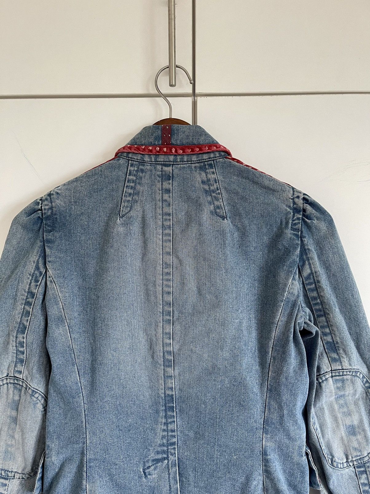 Marc Jacobs × Marc by Marc Jacobs × Vintage VINTAGE RARE MARC JACOBS DENIM FLORAL LINING JACKET/BLAZER Size M / US 6-8 / IT 42-44 - 17 Thumbnail