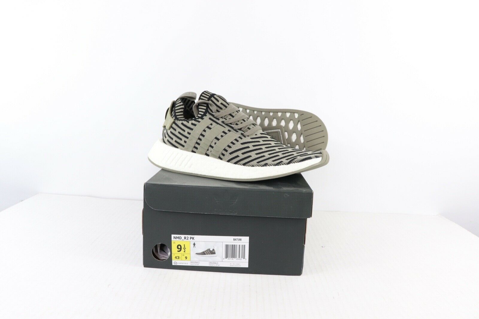 Adidas New Adidas NMD R2 Primeknit Boost Shoes Trace Cargo Grailed